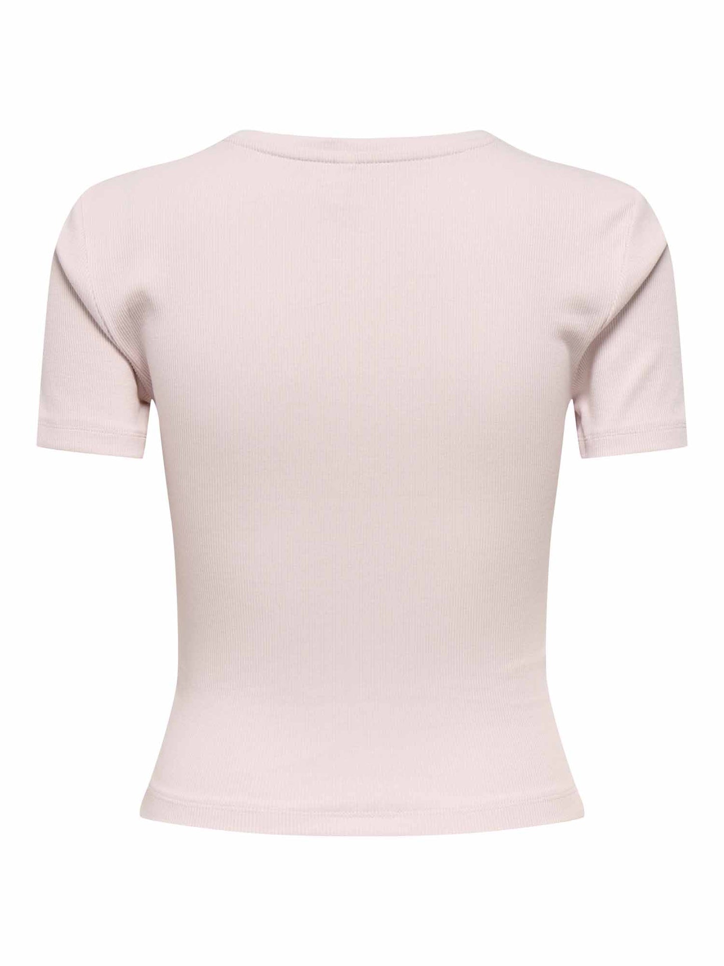 T-shirt in cotone rosa lilac da donna Only, maniche corte