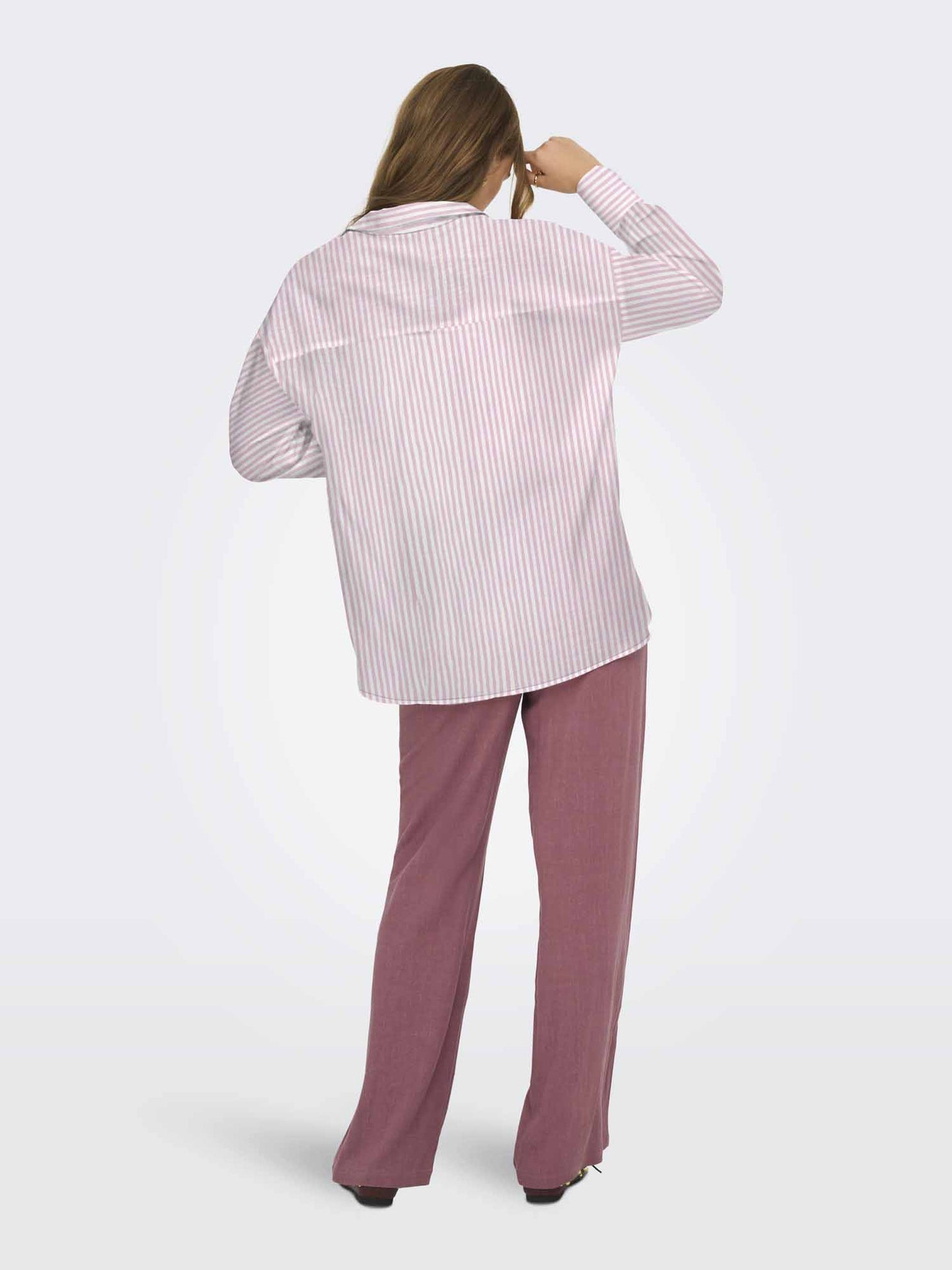 Camicia Only Oregon da donna rosa per primavera-estate