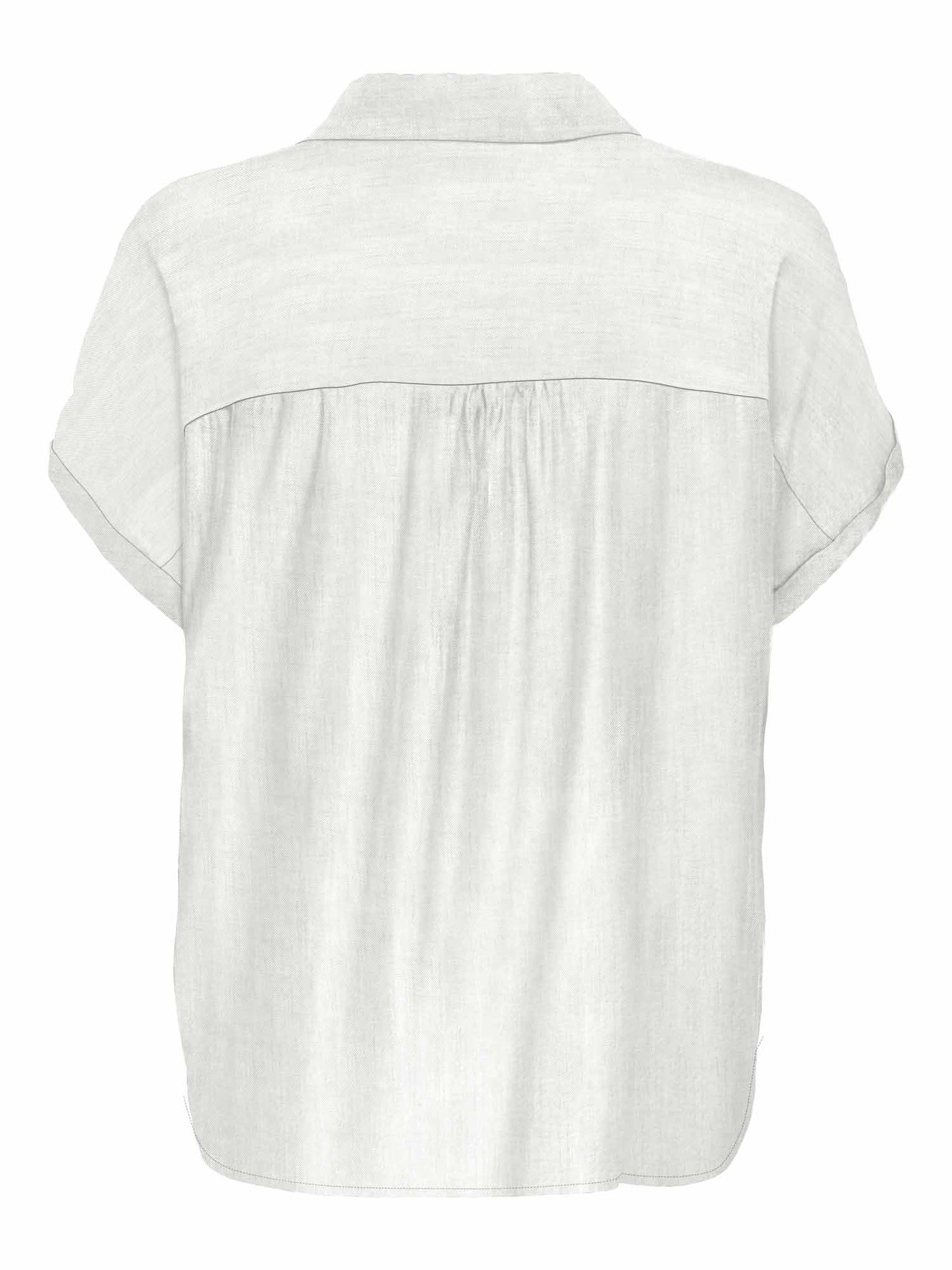 Camicia donna Only Gibsi color crema per primavera-estate