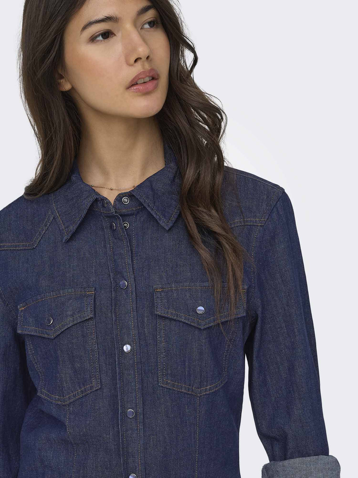 Only Olivia, camicia da donna denim