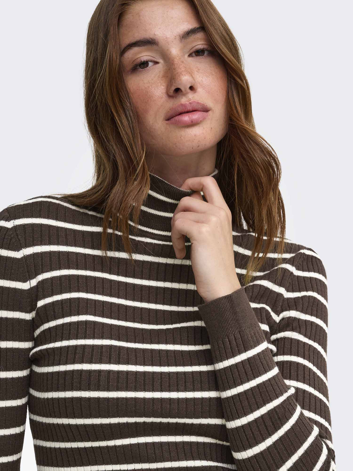 Only Karol Roll, maglia da donna marrone