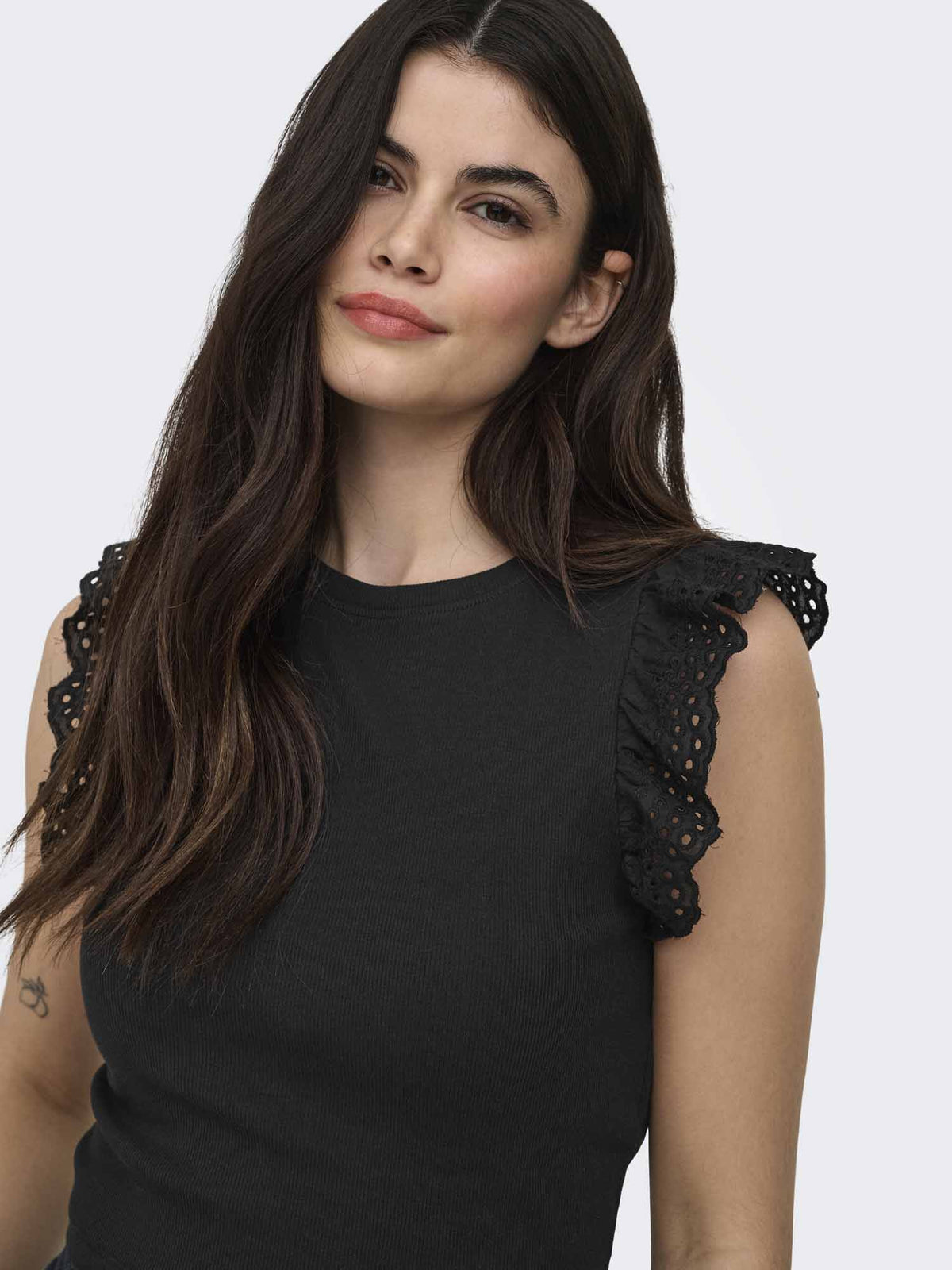 Only n. mathilda top da donna nero
