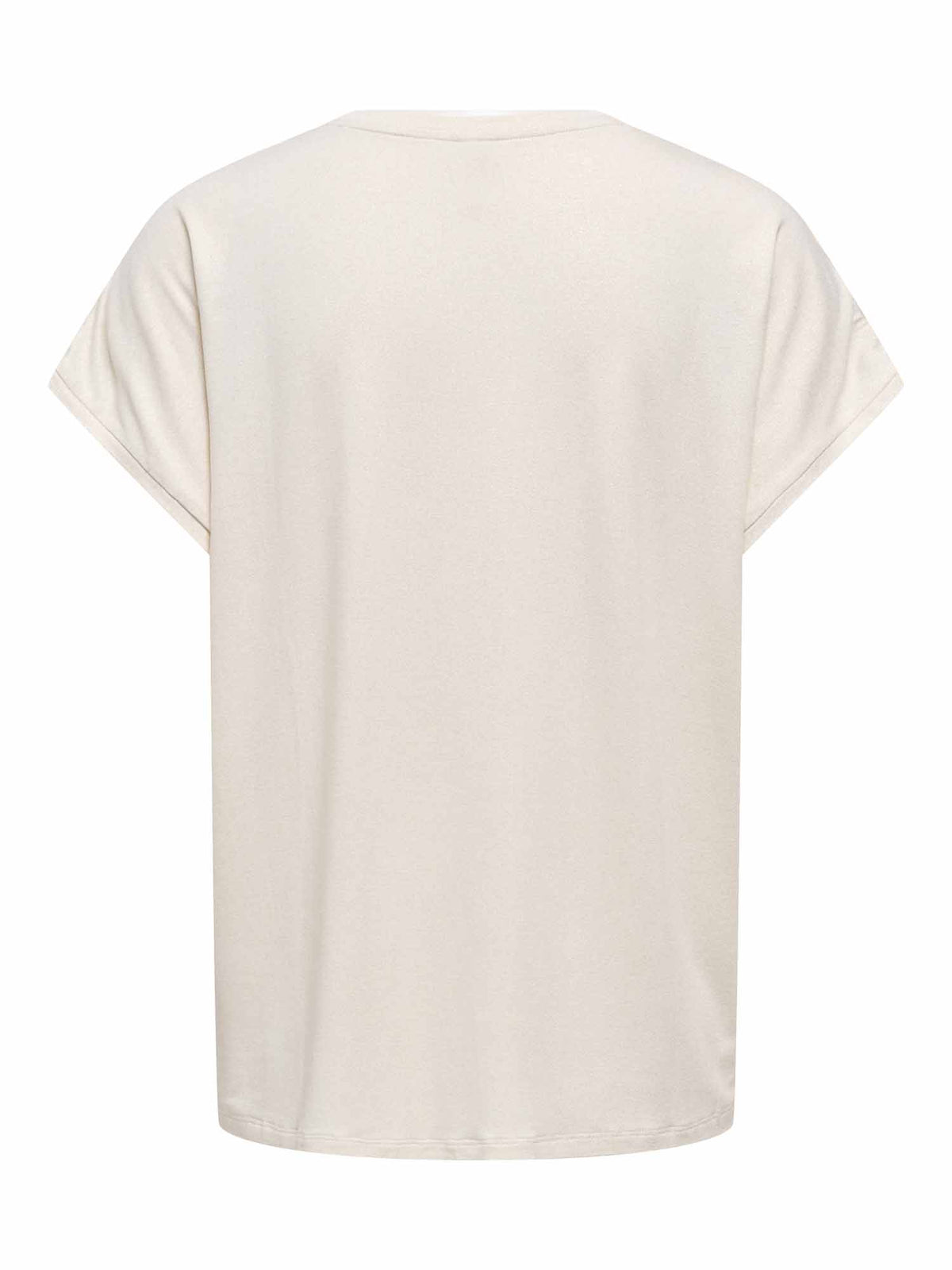Only carrie t-shirt da donna oro