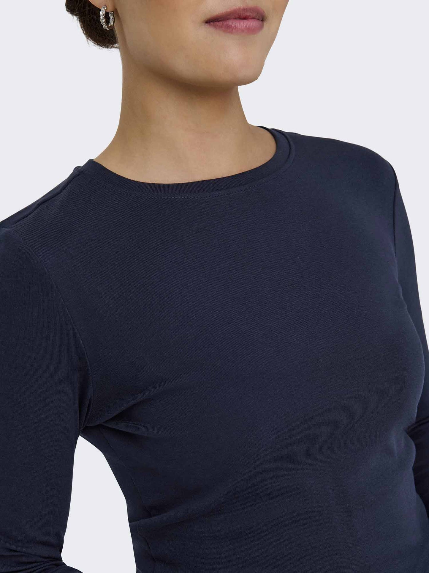 Only Riley, t-shirt maniche corte da donna blu