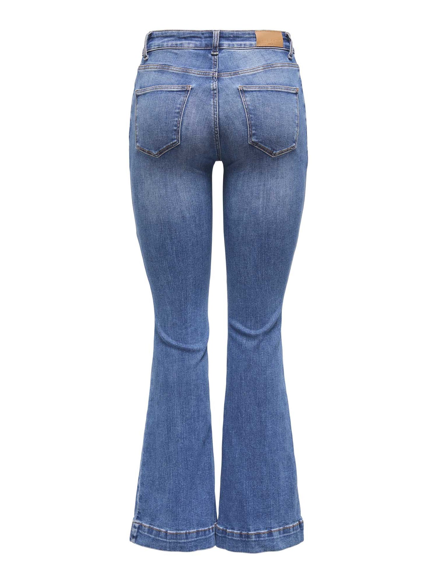 JEANS BLUSH SVASATO VITA MEDIA ONLY DA RAGAZZA DENIM MEDIO