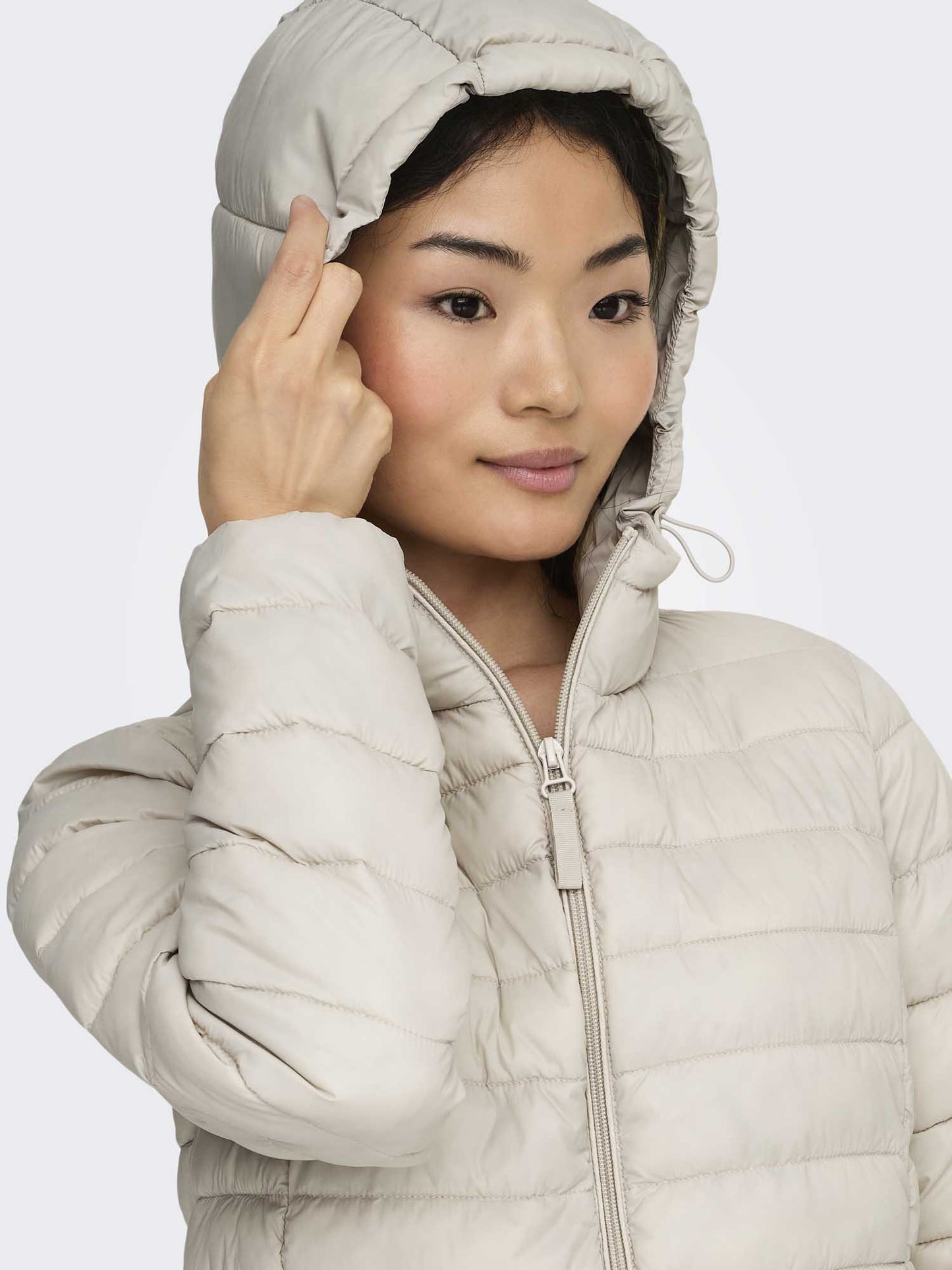Giubbotto trapuntato Only Onltahia beige da donna