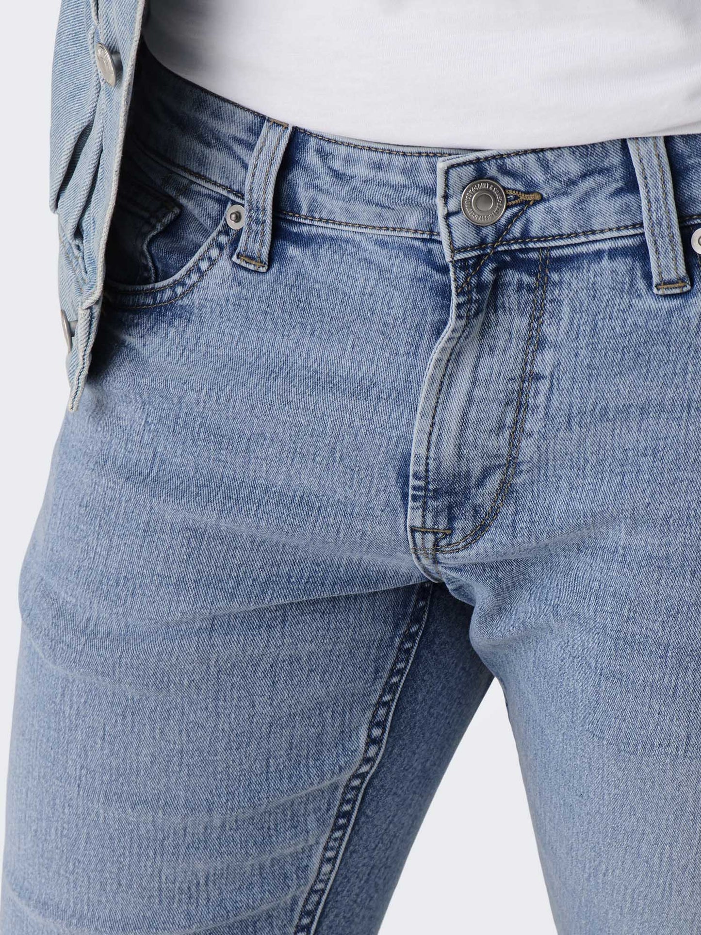 ONLY&SONS LOOM SLIM - JEANS CHIARO