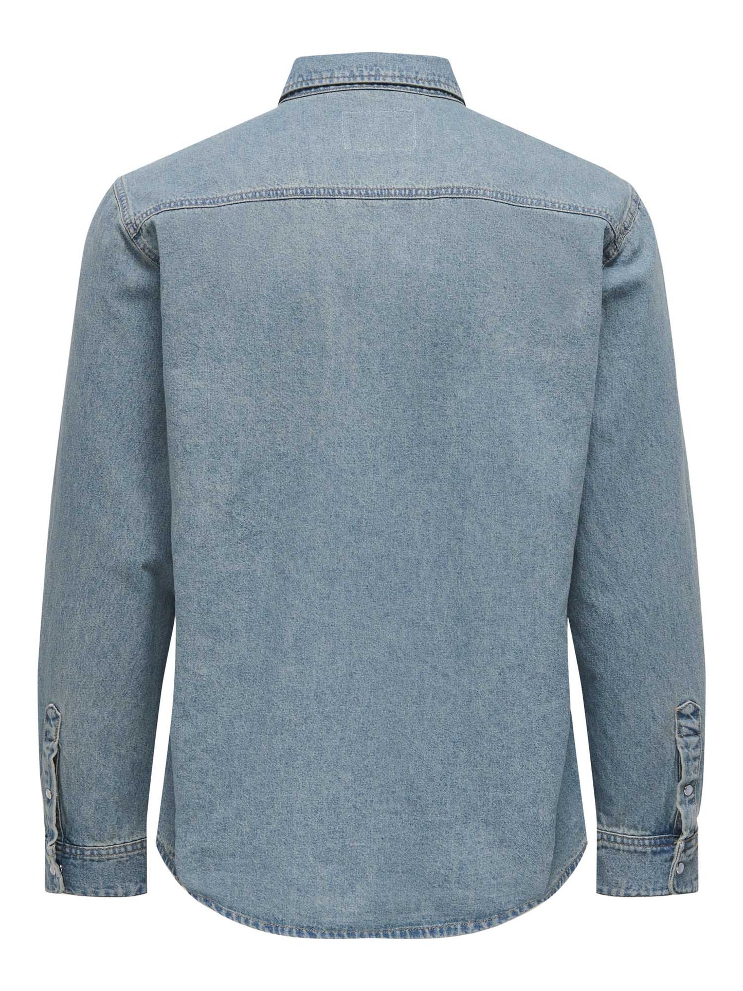 CAMICIA BANE ONLY&SONS DA RAGAZZO MEDIUM BLUE DENIM