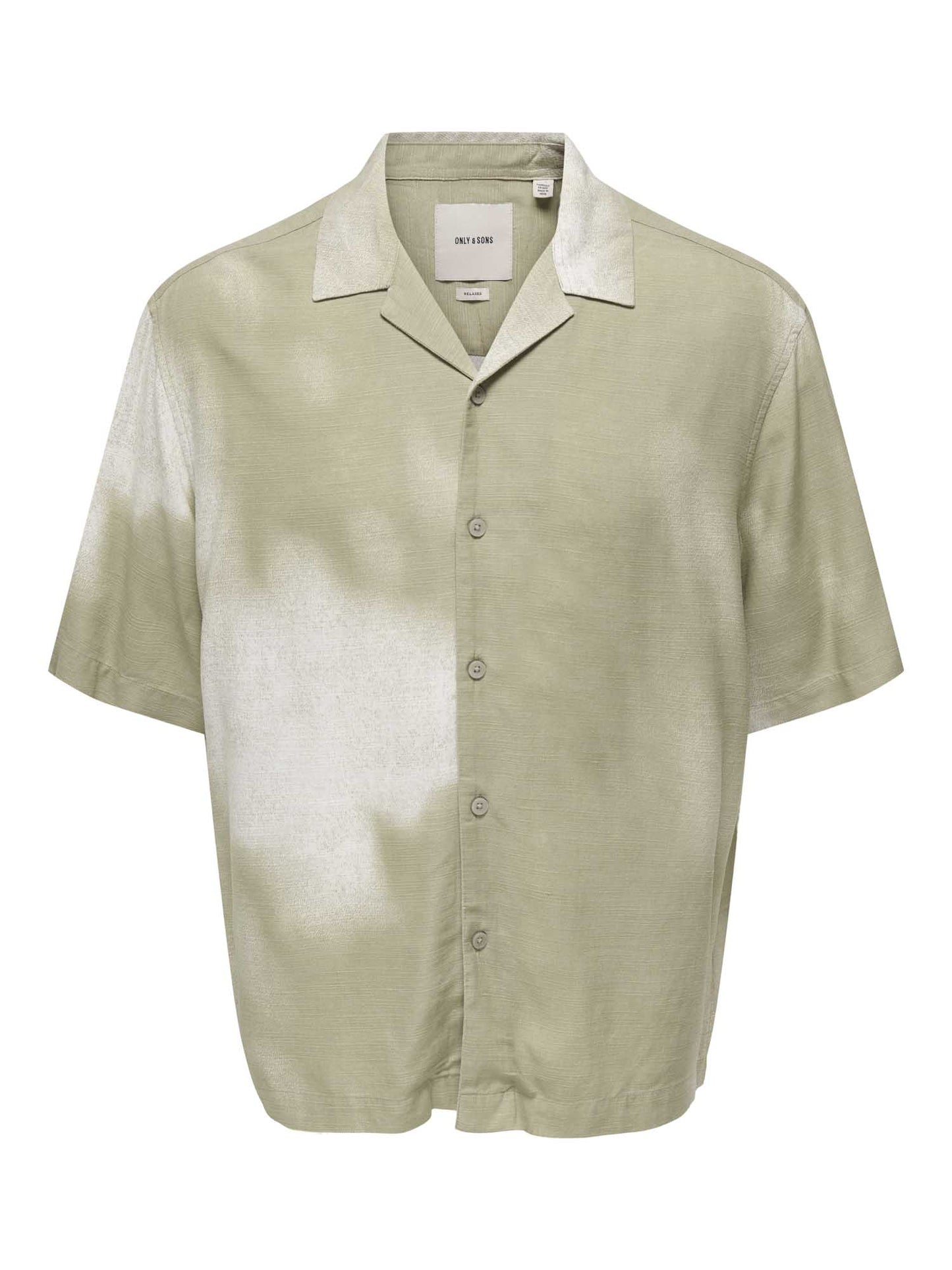 Camicia beige Only & Sons Harvi da uomo in twill