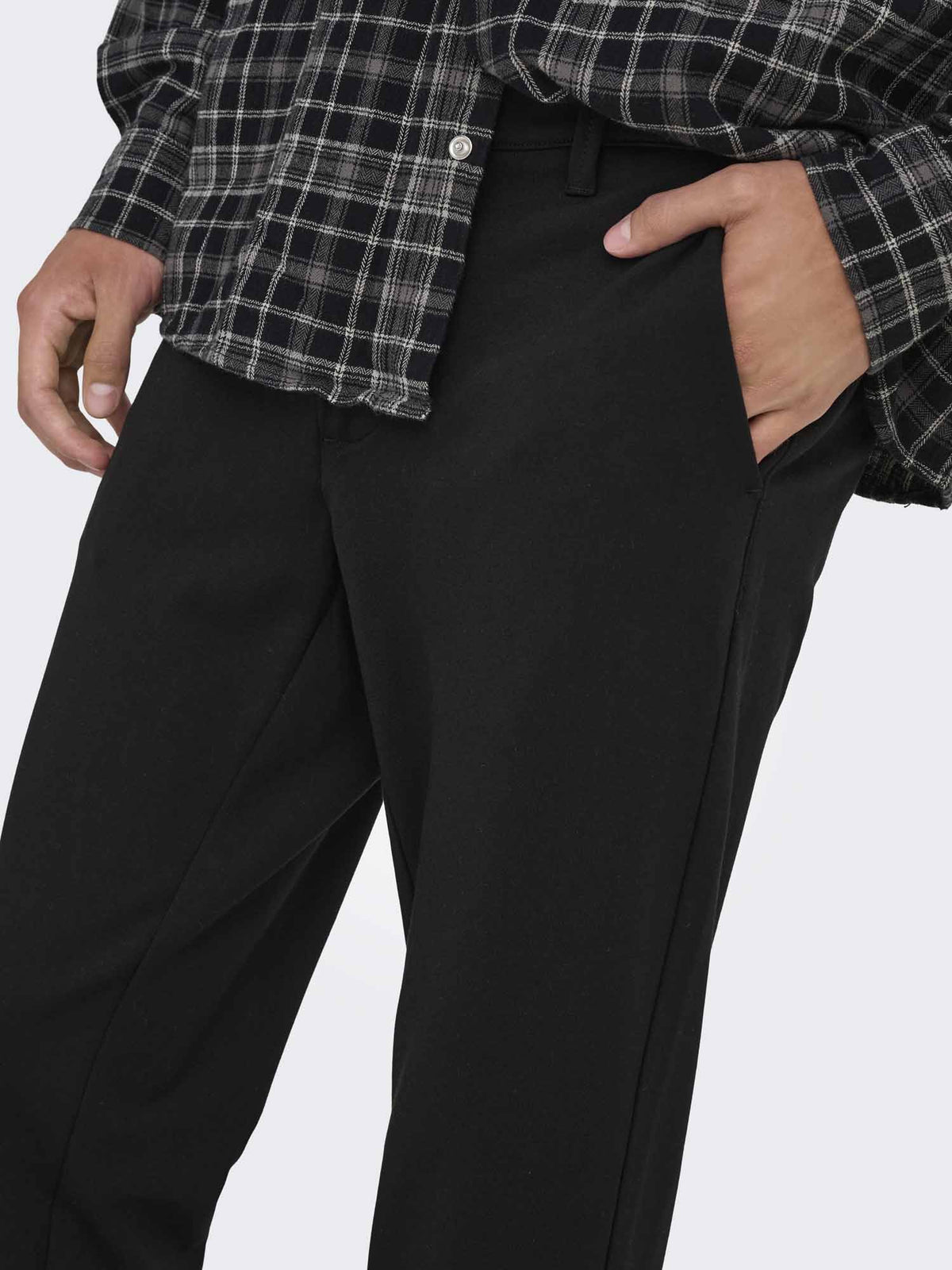 Only&sons mark slim pantalone da uomo nero
