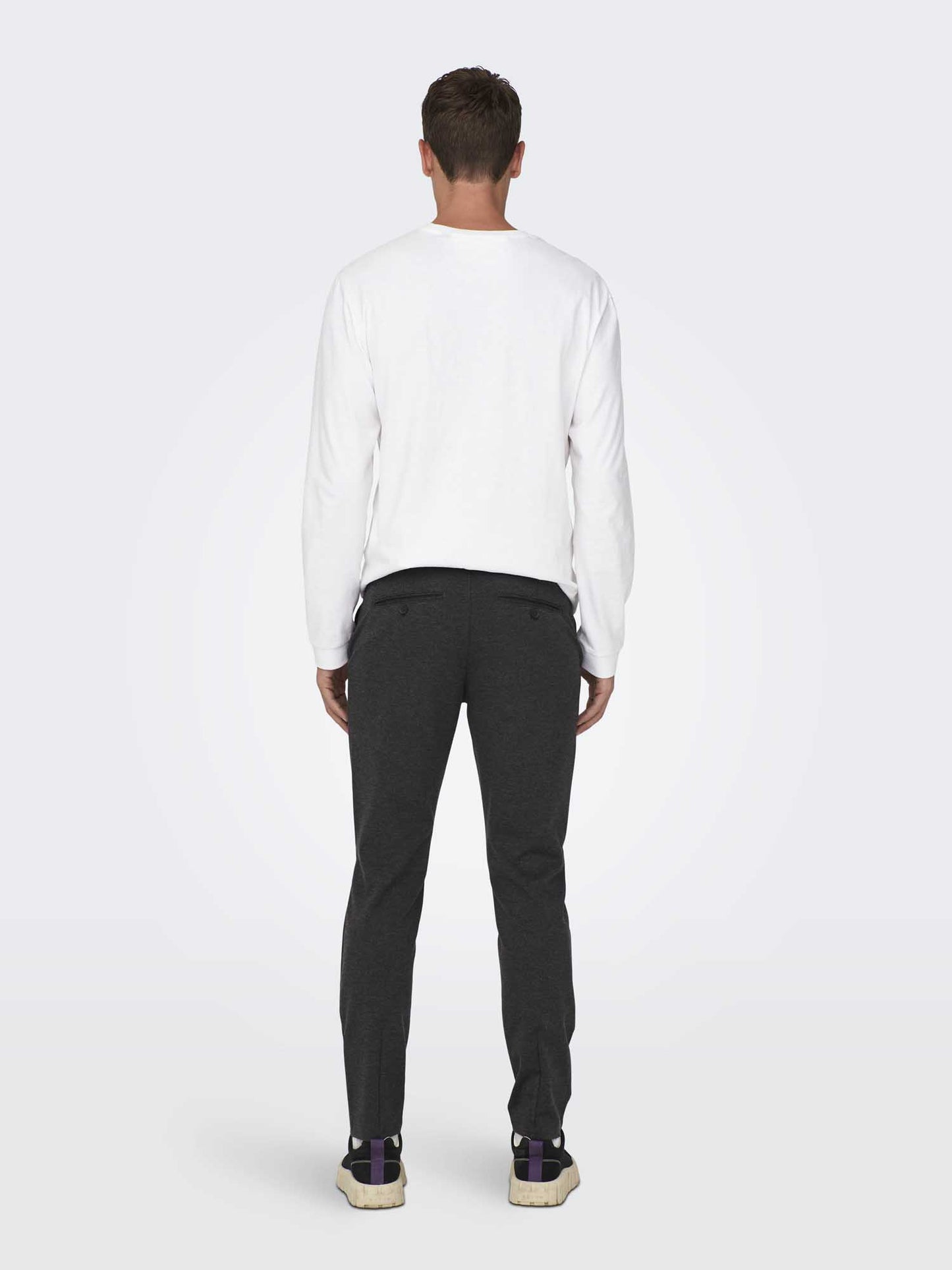 PANTALONE MARK SLIM ONLY&SONS DA RAGAZZO ANTRACITE