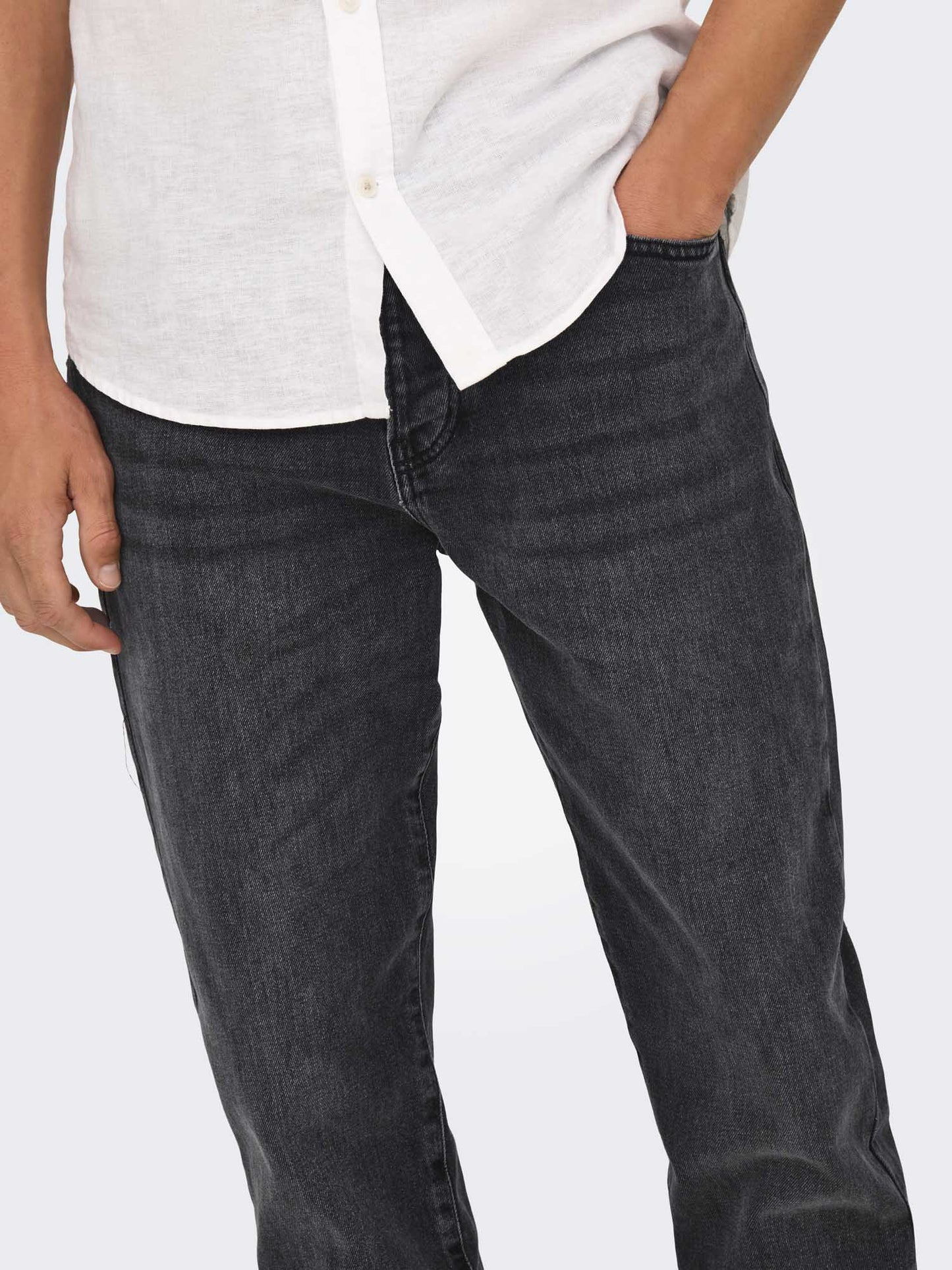 ONLY&SONS YOKE TAPER - DENIM BLACK