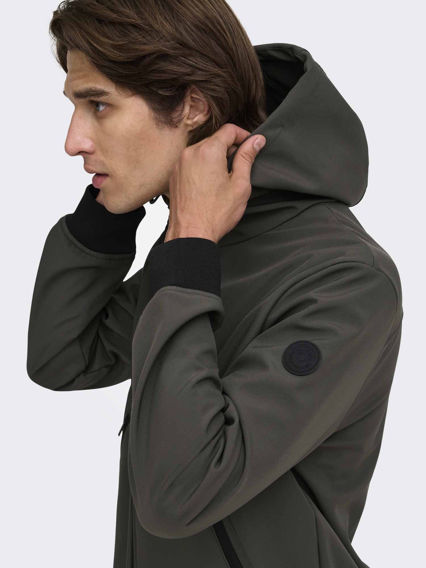 Only & Sons Onsbowie, giubbotto da Uomo verde