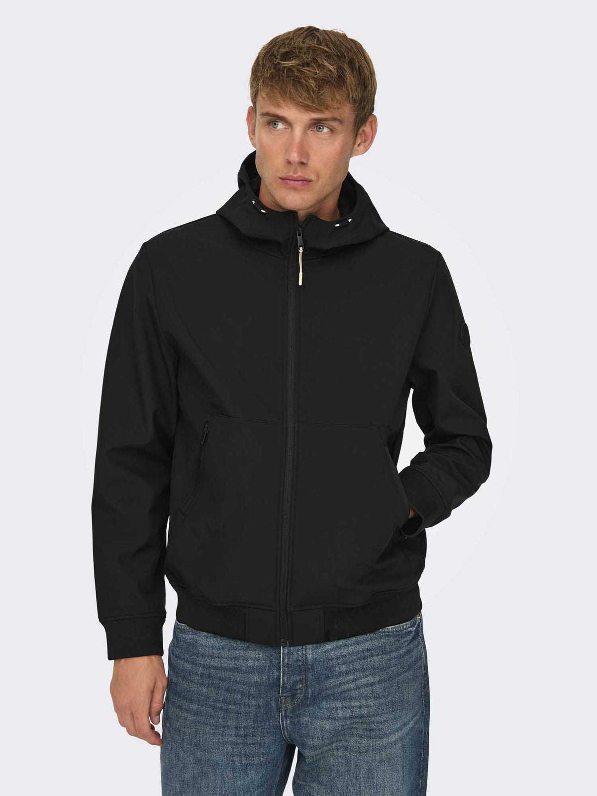 Only&sons bowie giubbino da uomo nero