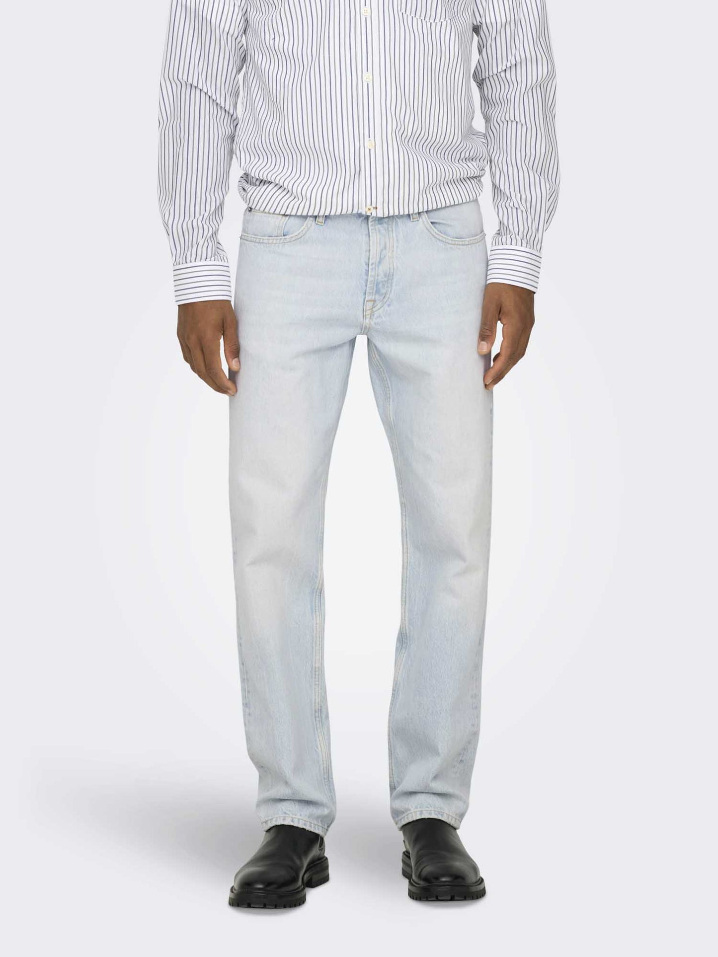 ONLY&SONS EDGE STRAI - JEANS CHIARO