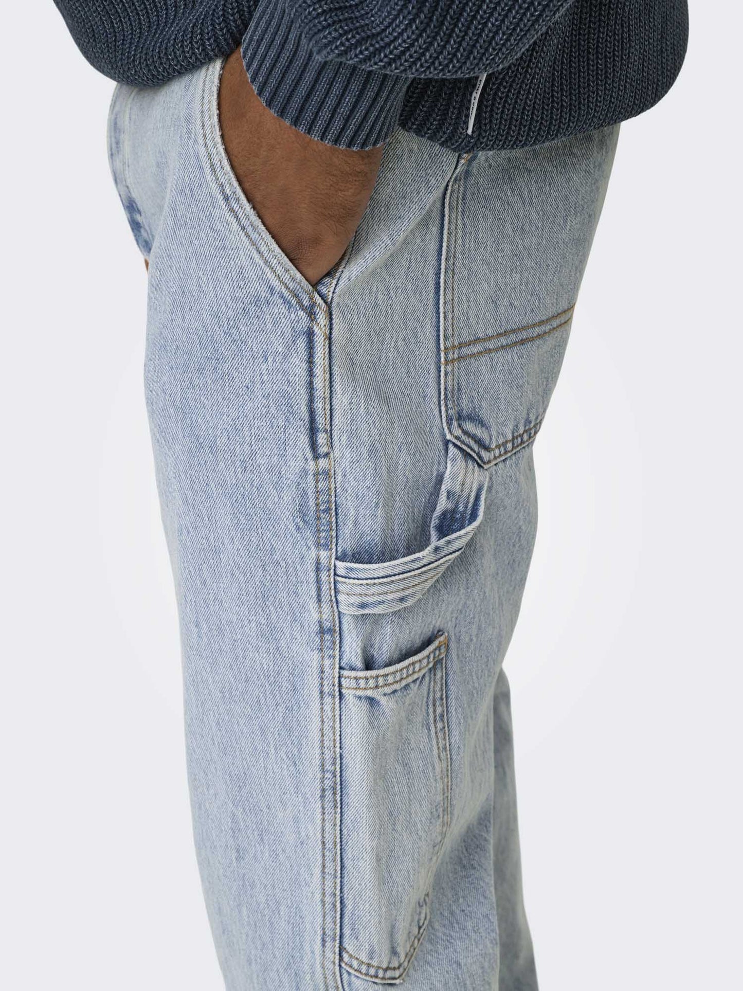 ONLY&SONS EDGE STRAI - JEANS CHIARO