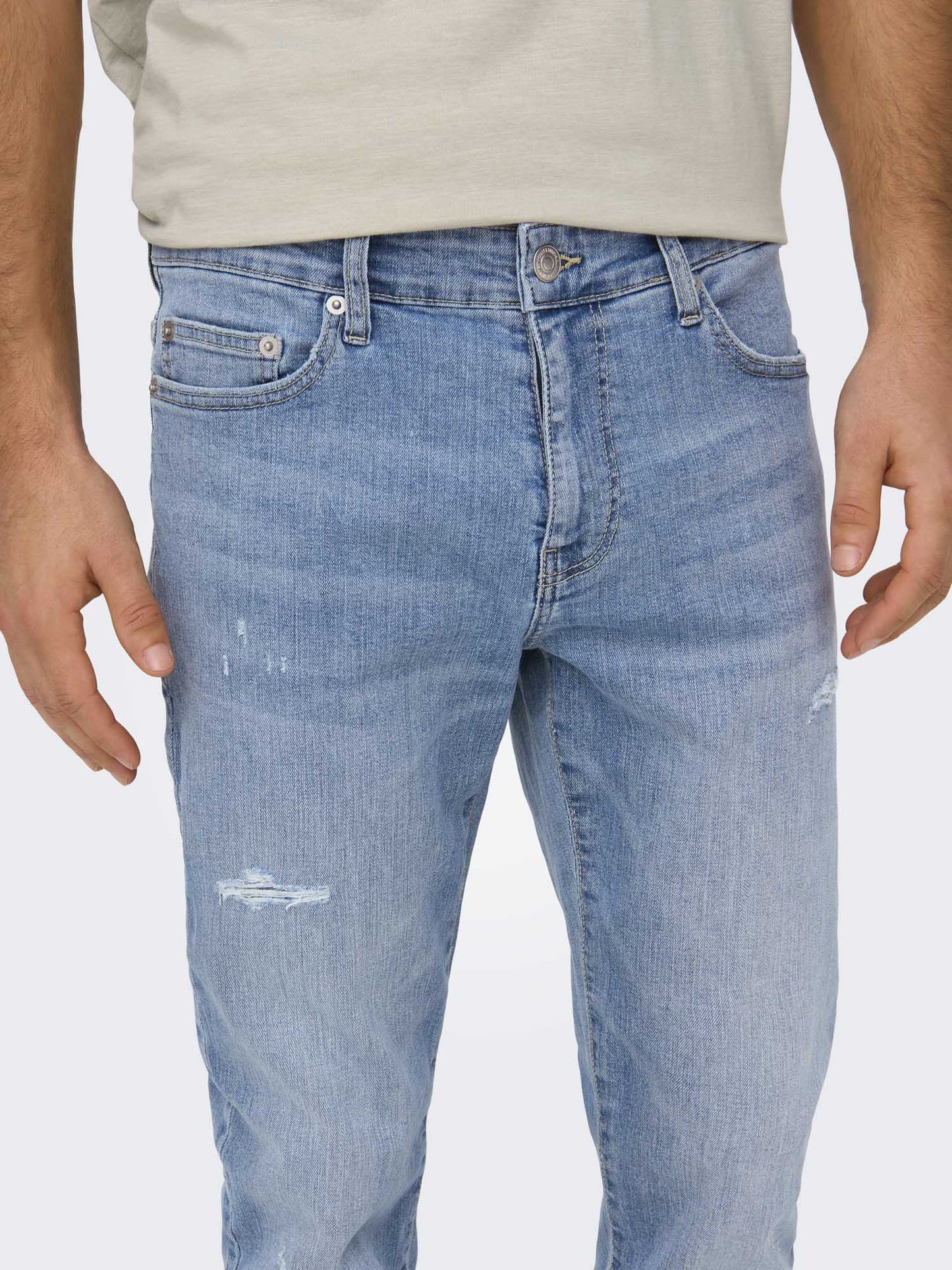ONLY&SONS LOOM SLIM - JEANS CHIARO