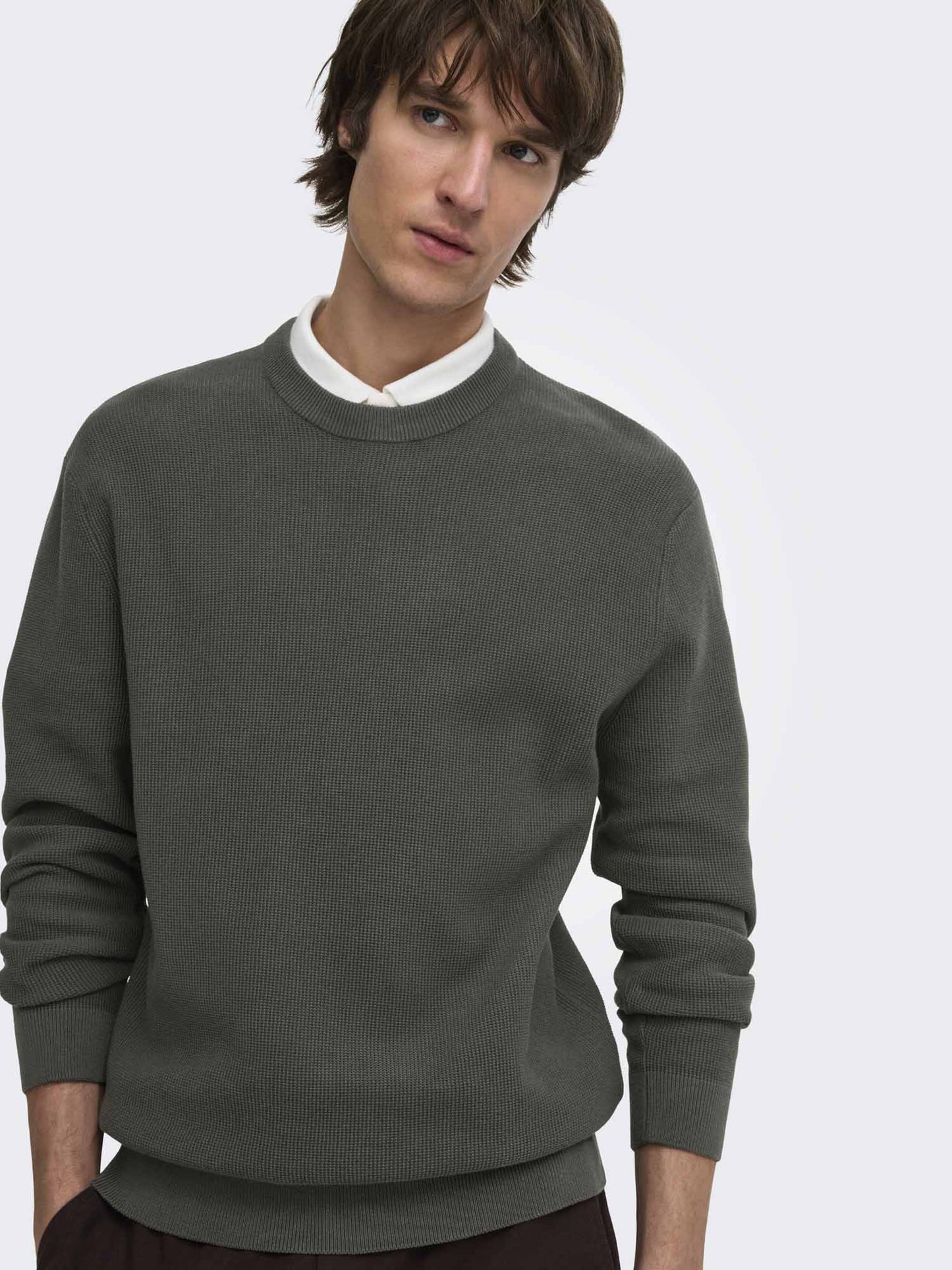 Only & Sons Tony, maglia da uomo verde