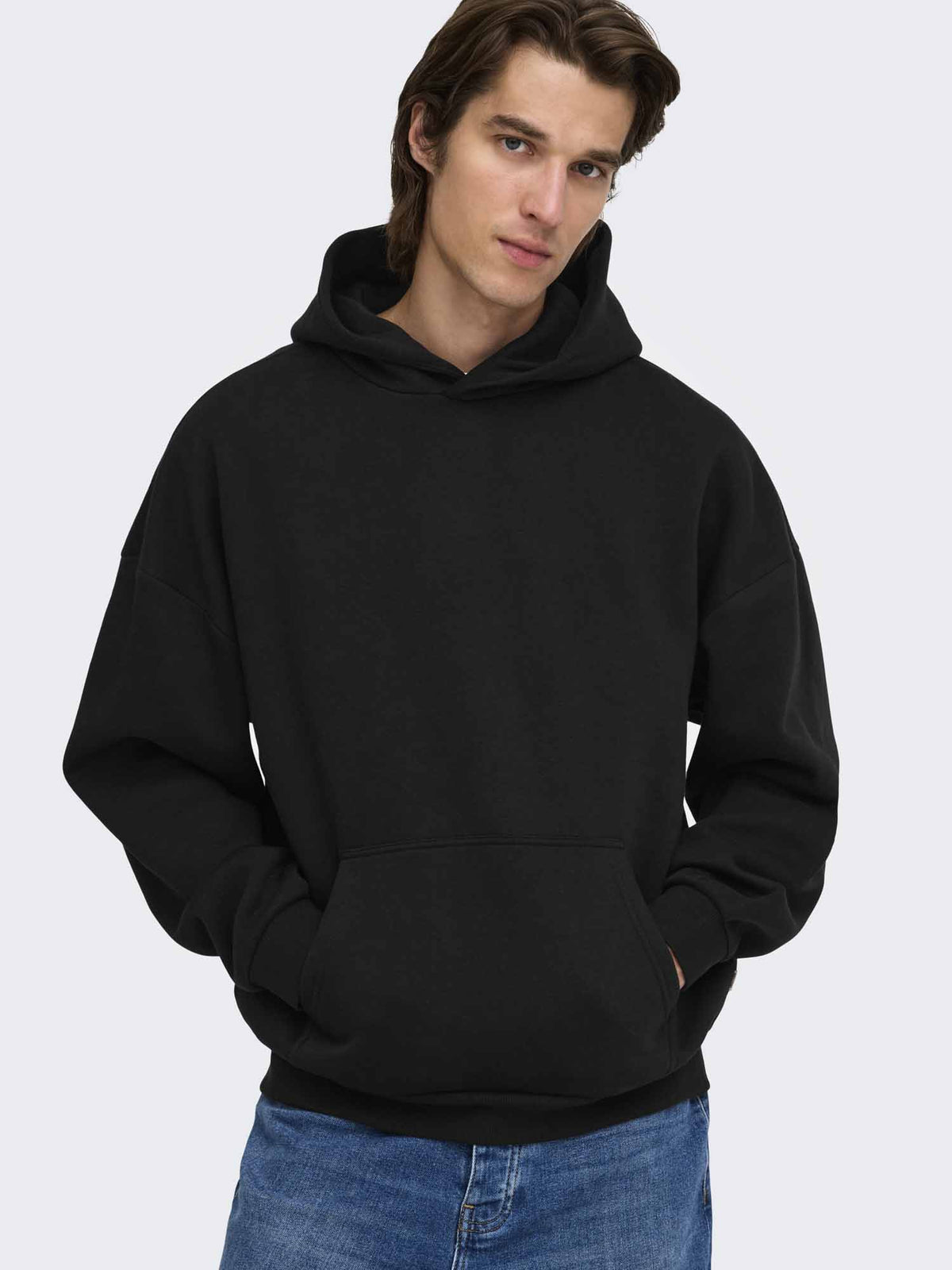 Only & Sons Ceres, felpa da uomo nera