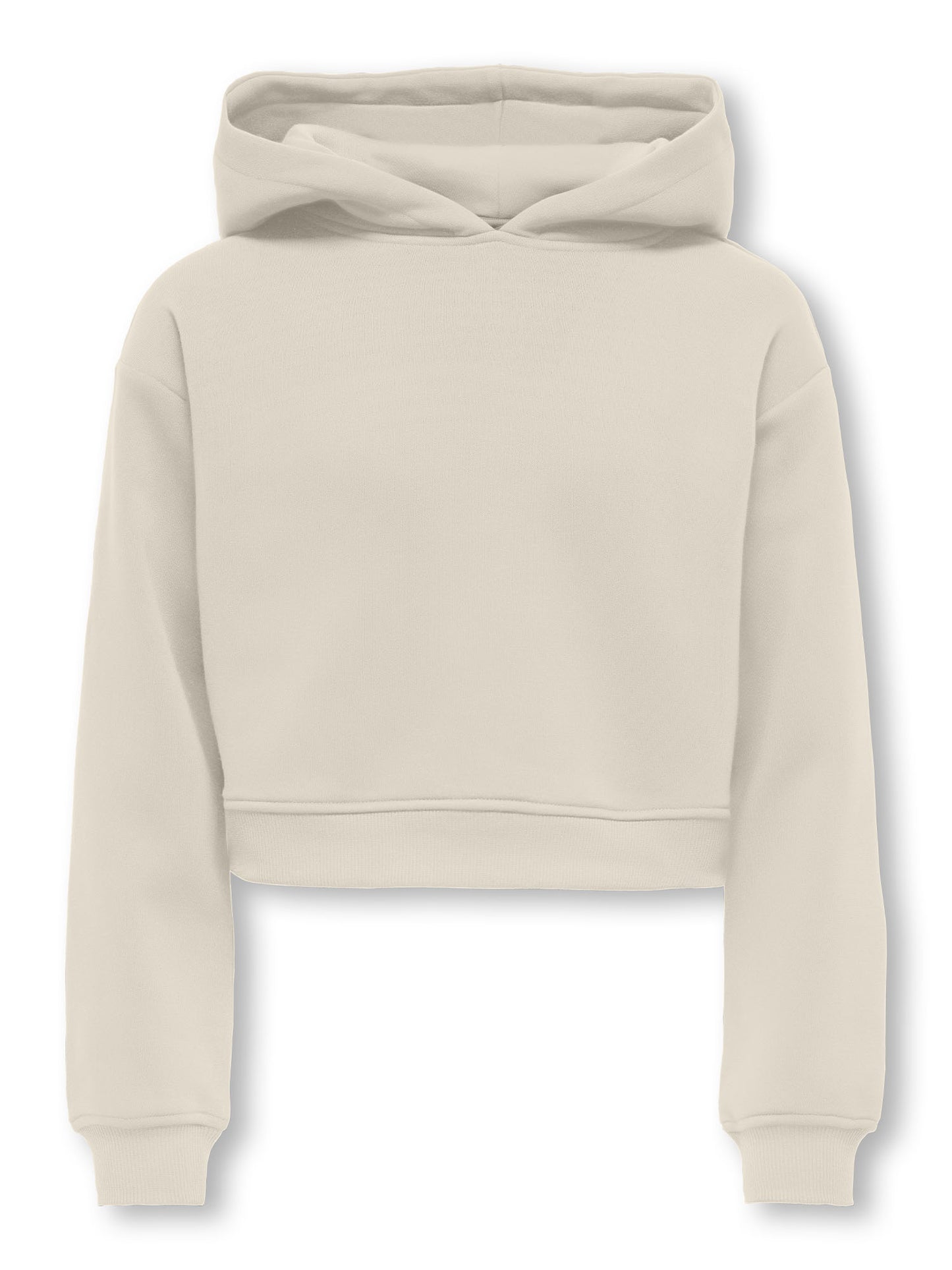 FELPA BASIC CON CAPPUCCIO ONLY JUNIOR DA BAMBINA PANNA