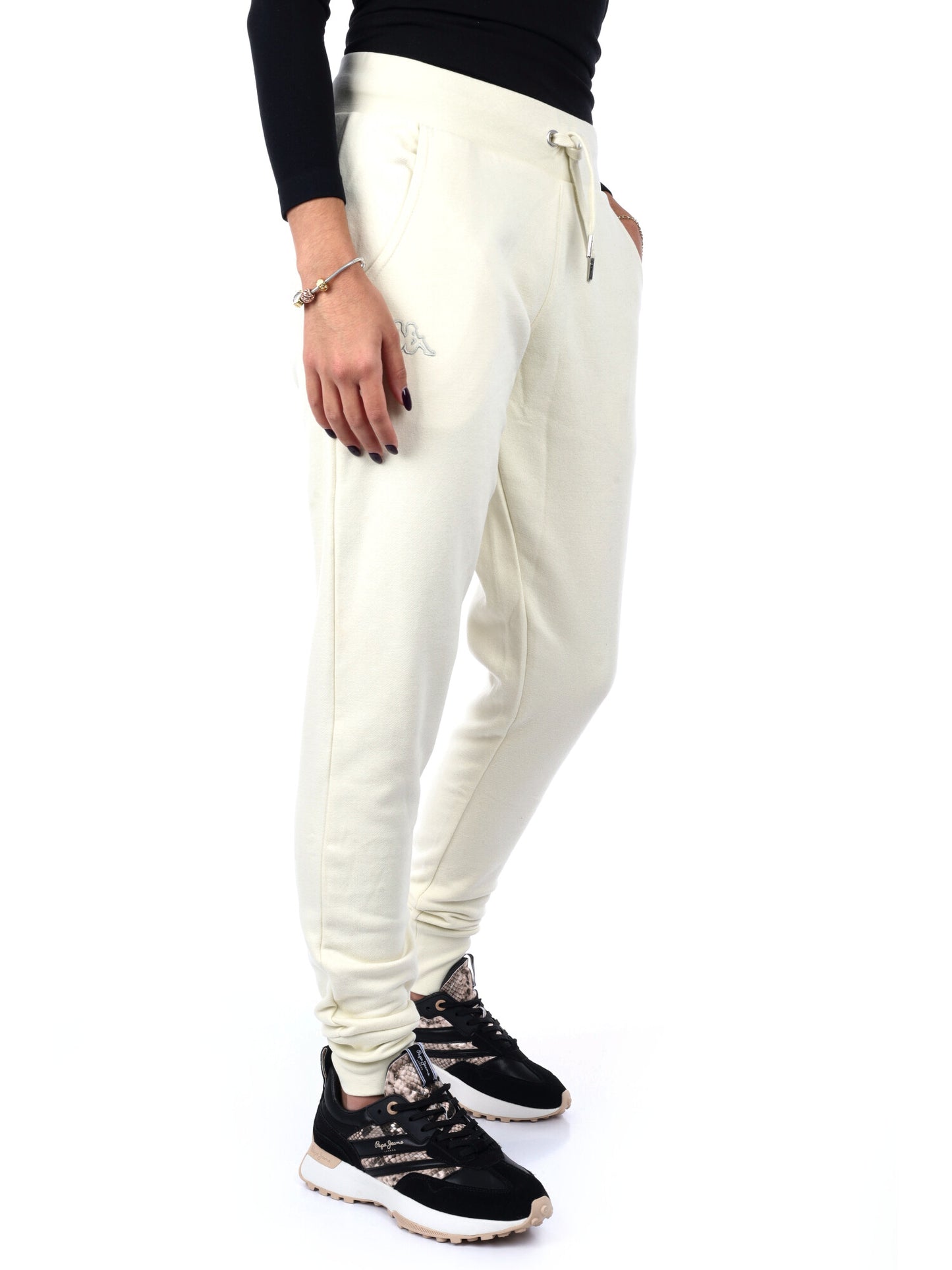 PANTALONE JOGGER KAPPA DA DONNA PANNA