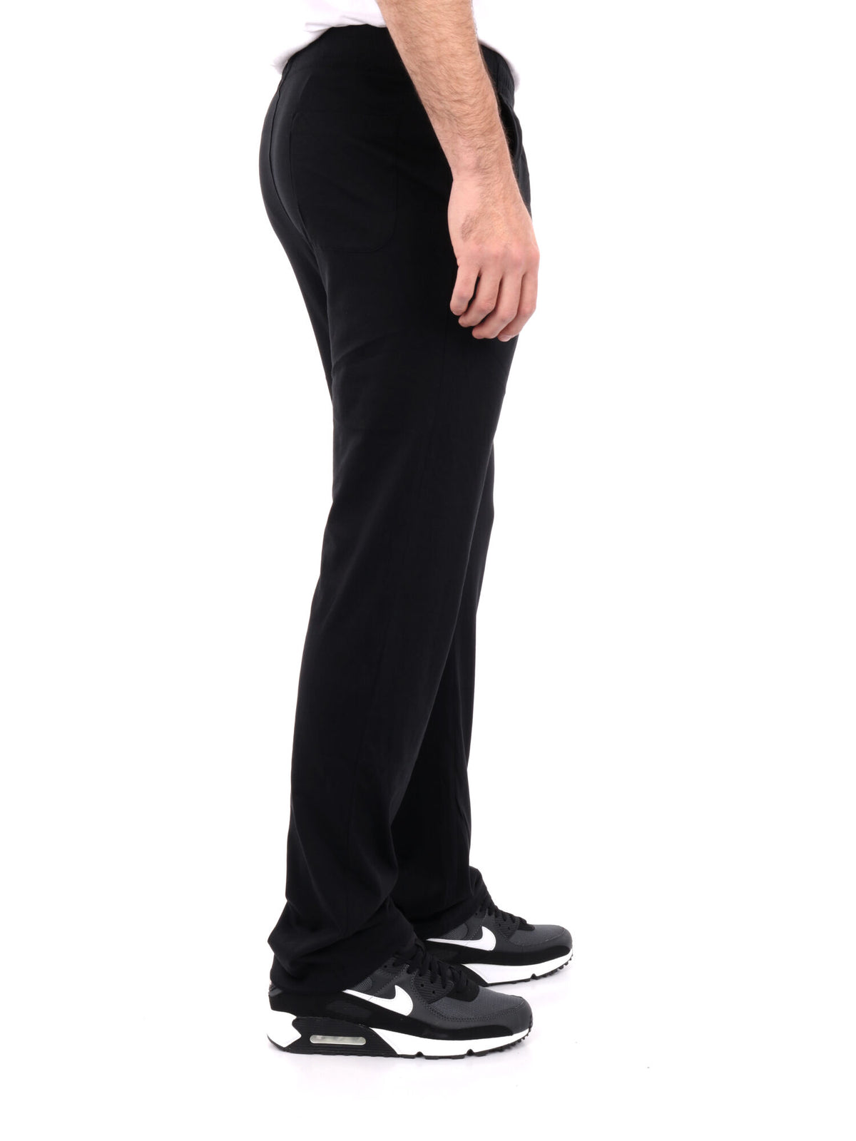 Kappa panta jersey pantalone da uomo nero