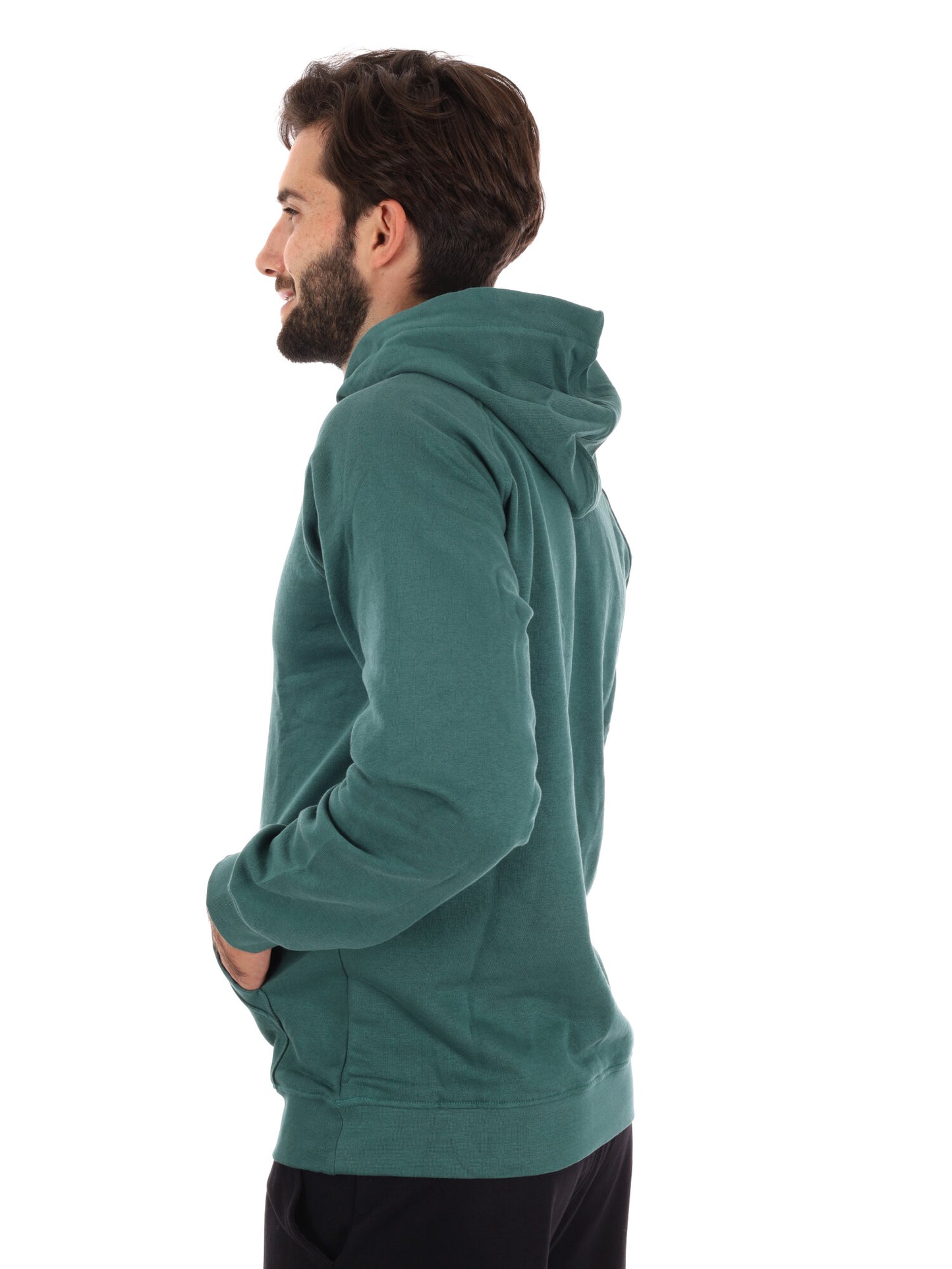 FELPA CAPPUCCIO KAPPA DA UOMO VERDE