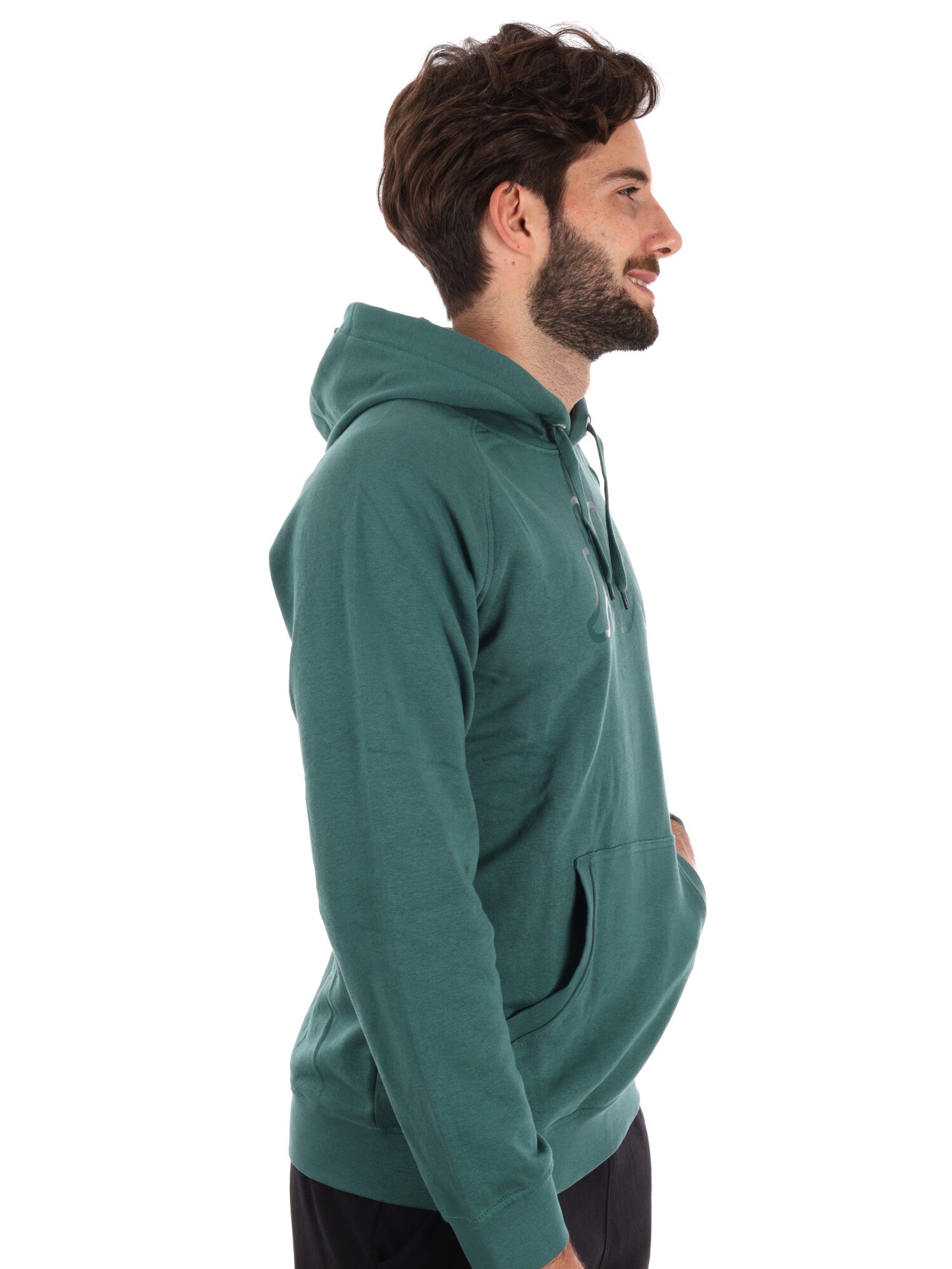 FELPA CAPPUCCIO KAPPA DA UOMO VERDE