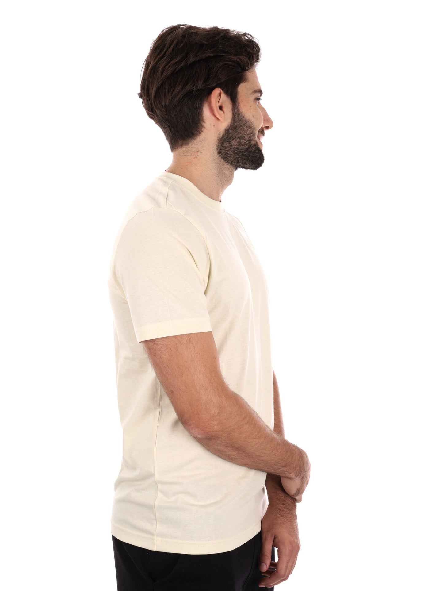 T-SHIRT KAPPA DA UOMO PANNA