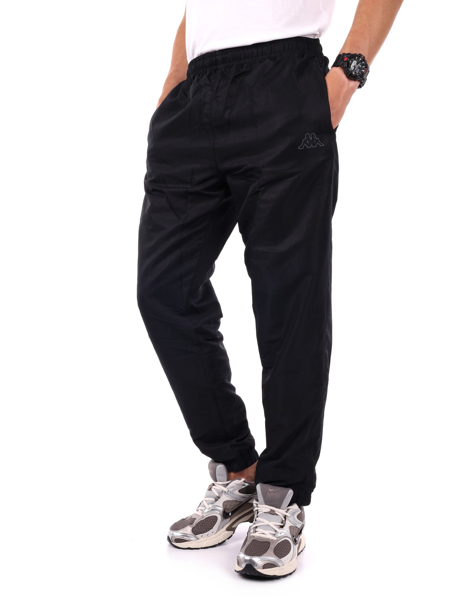 PANTALONE WOVE KAPPA DA UOMO NERO