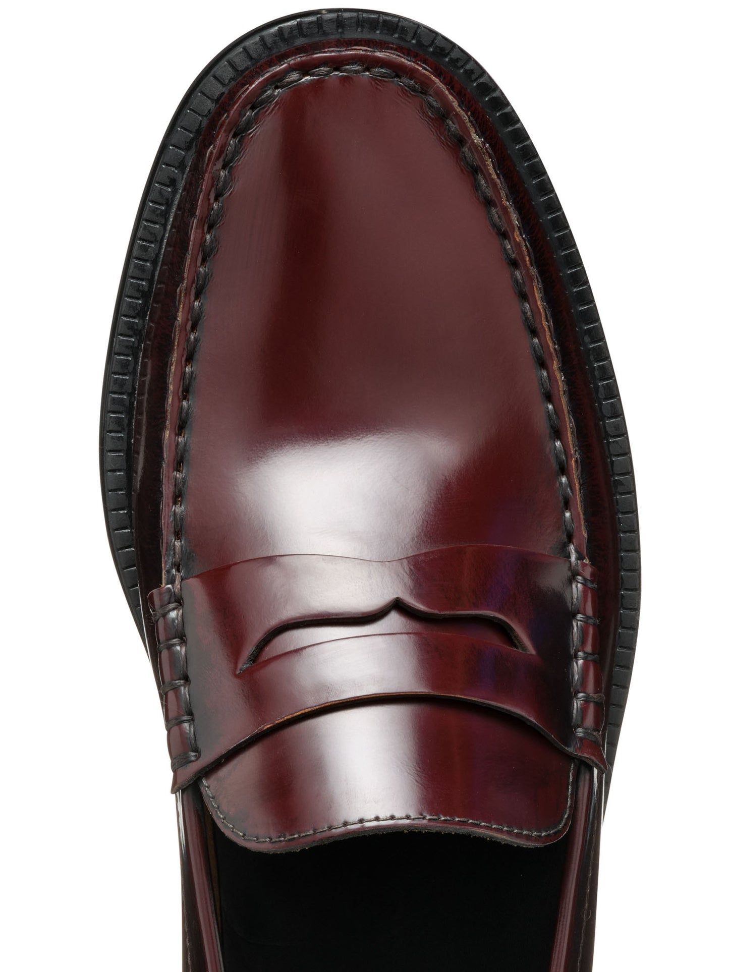 Mocassino Geox Recanati in pelle bordeaux da uomo