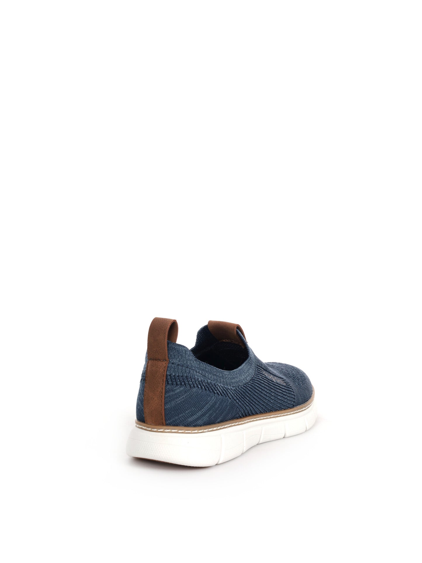 Bugatti Pasadena, slip on uomo in tessuto blu per la primavera