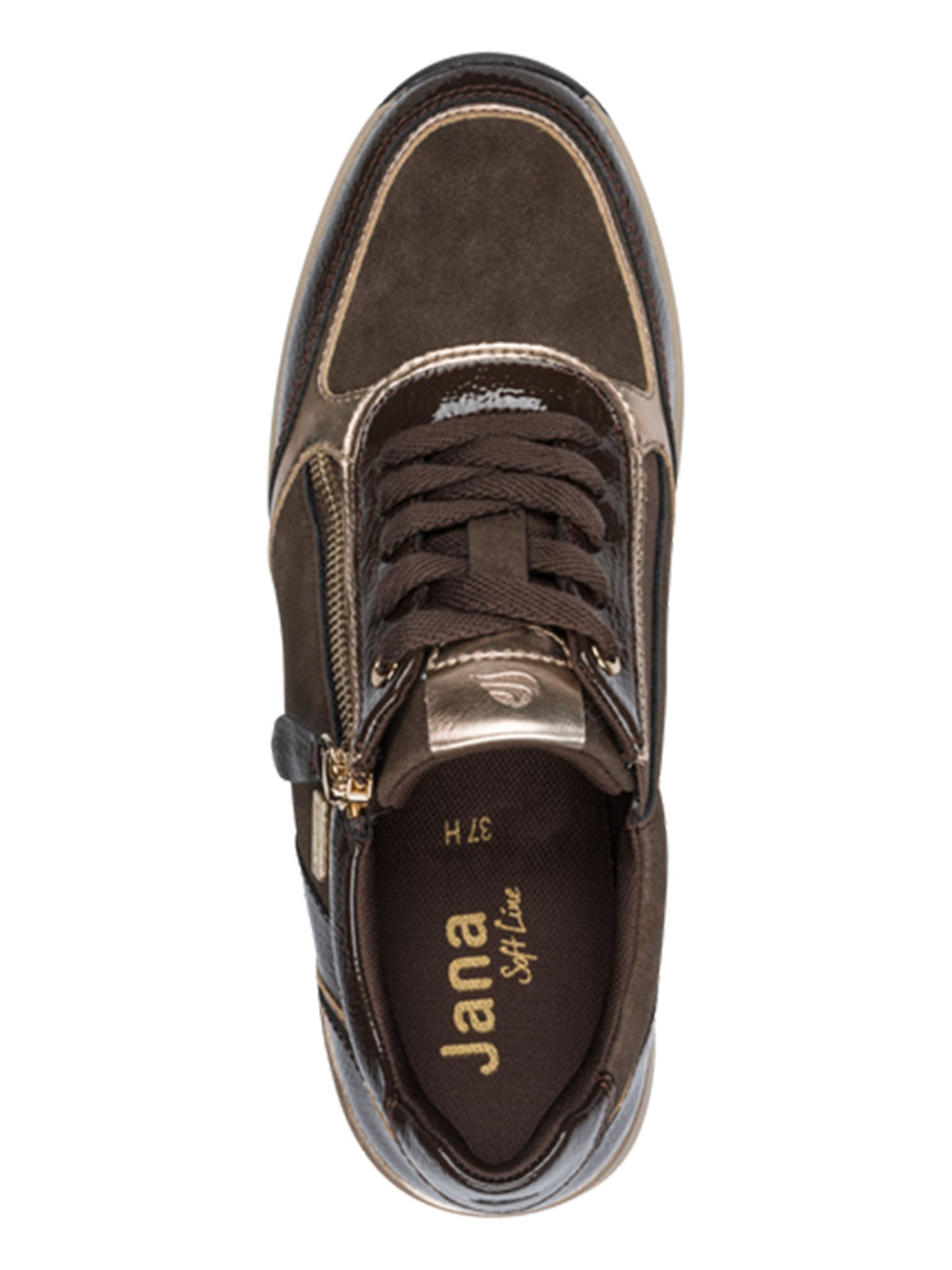 Jana 23789, sneakers da donna marroni
