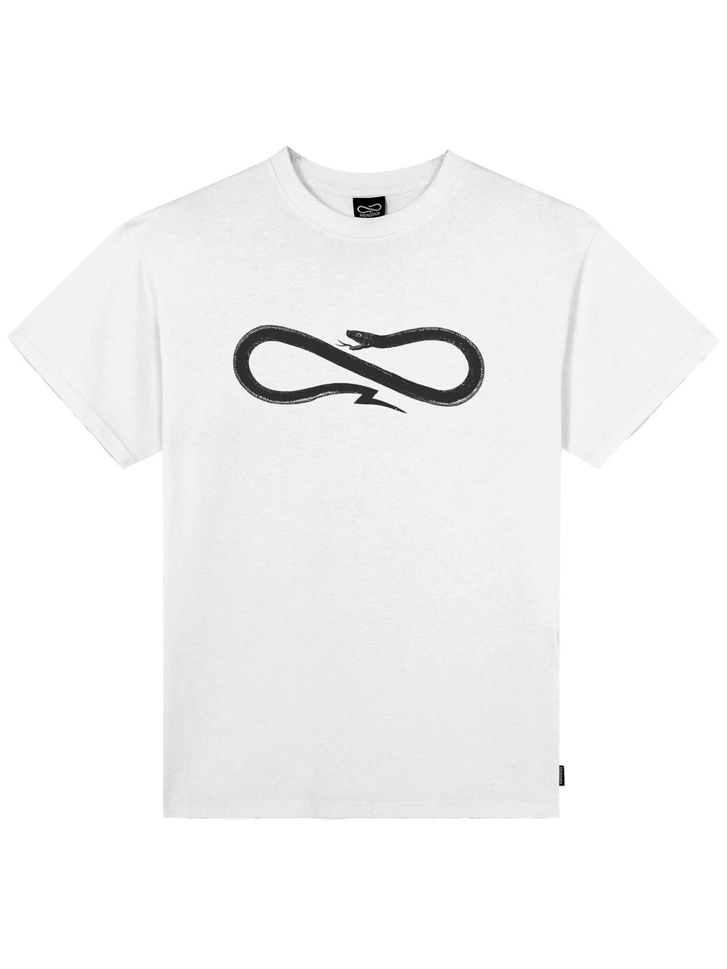 T-SHIRT LOGO PROPAGANDA DA UOMO BIANCO