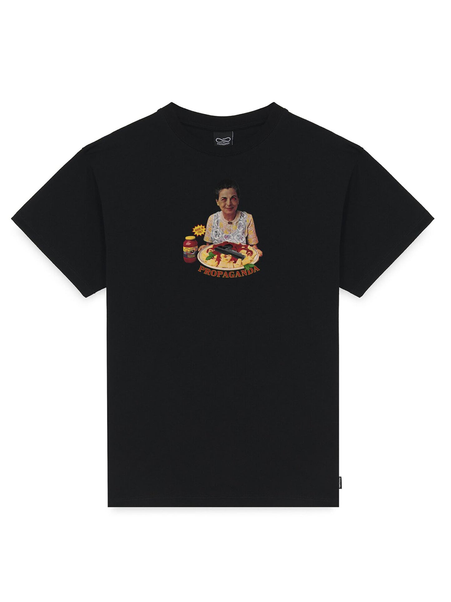 T-SHIRT SAUCE PROPAGANDA DA UOMO NERO