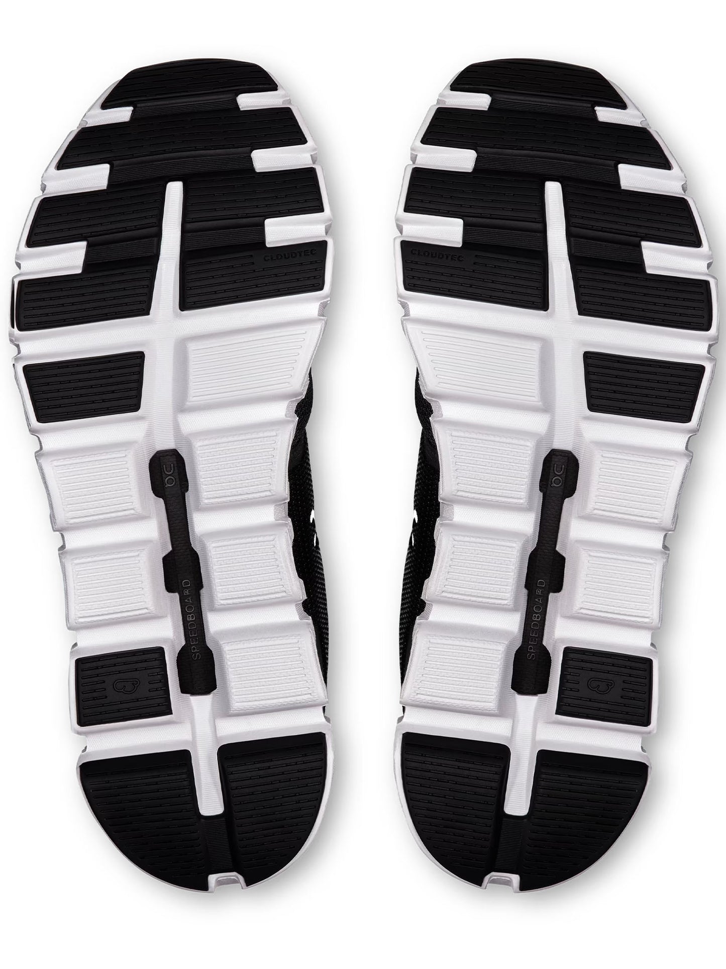 SNEAKERS CLOUD 6 ON DA DONNA NERO BIANCO