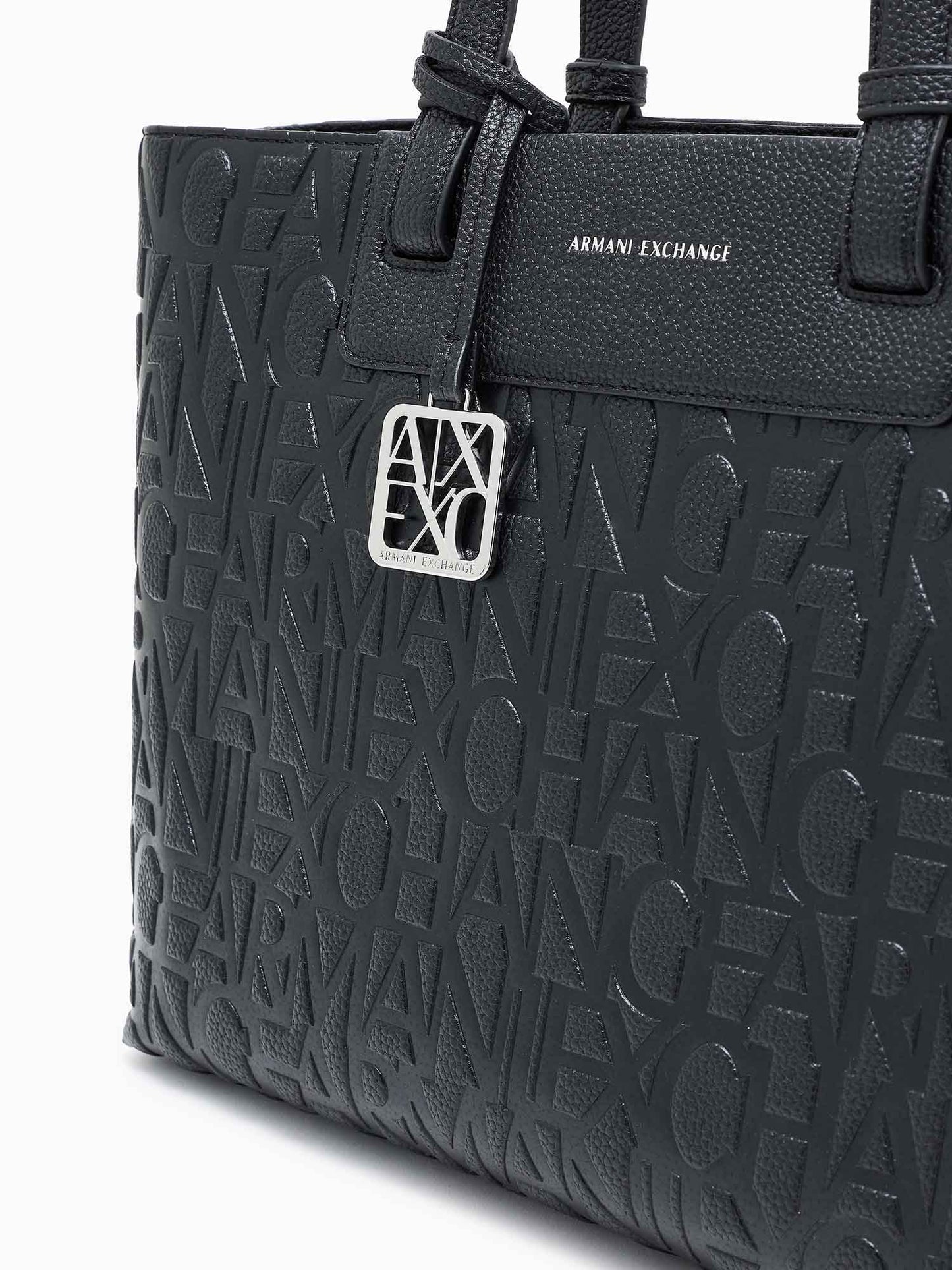 Armani Exchange Liz M Tote bag, borsa Unisex adulto nera