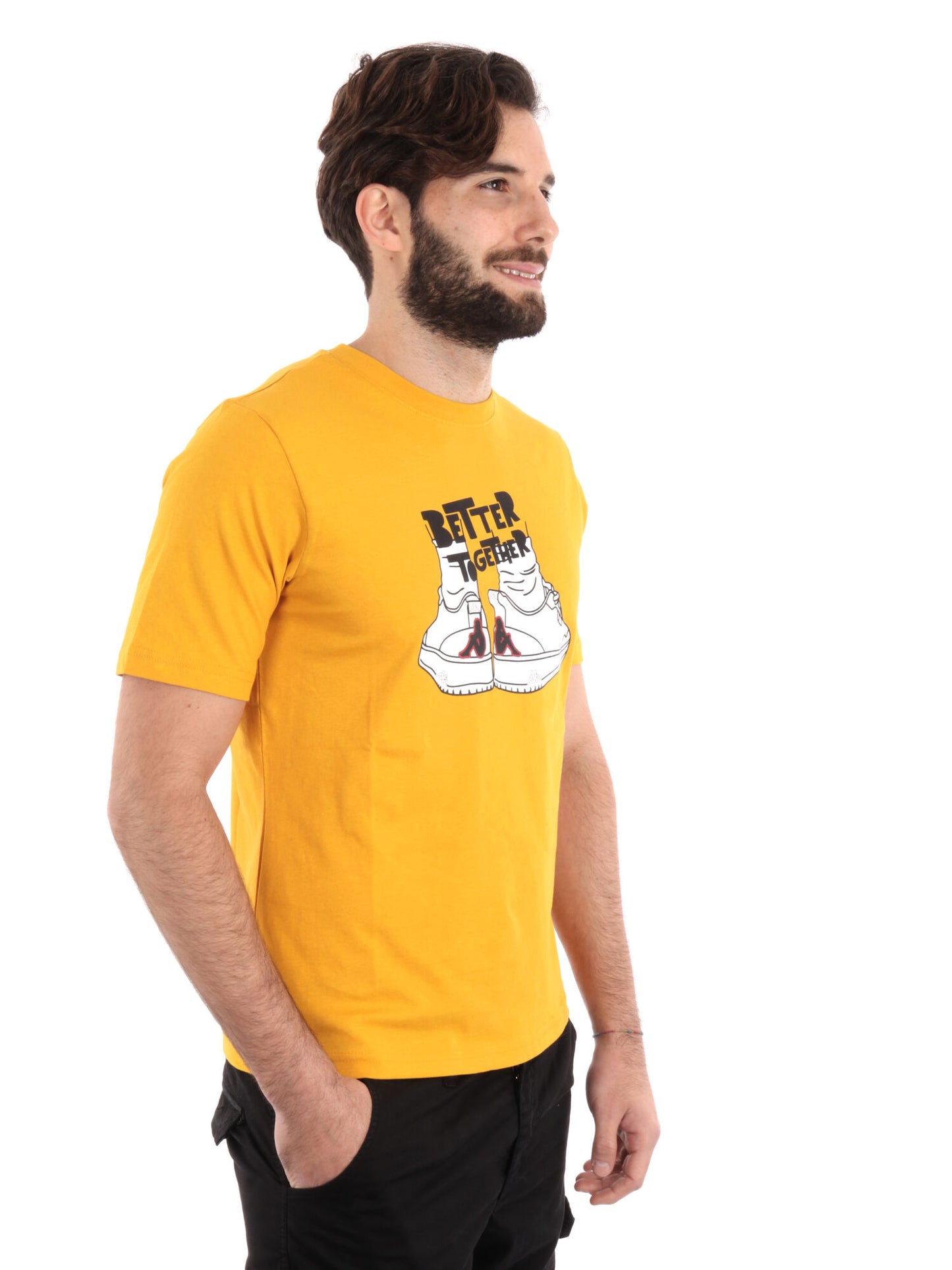 T-SHIRT LOGO GLESTO KAPPA UOMO OCRA