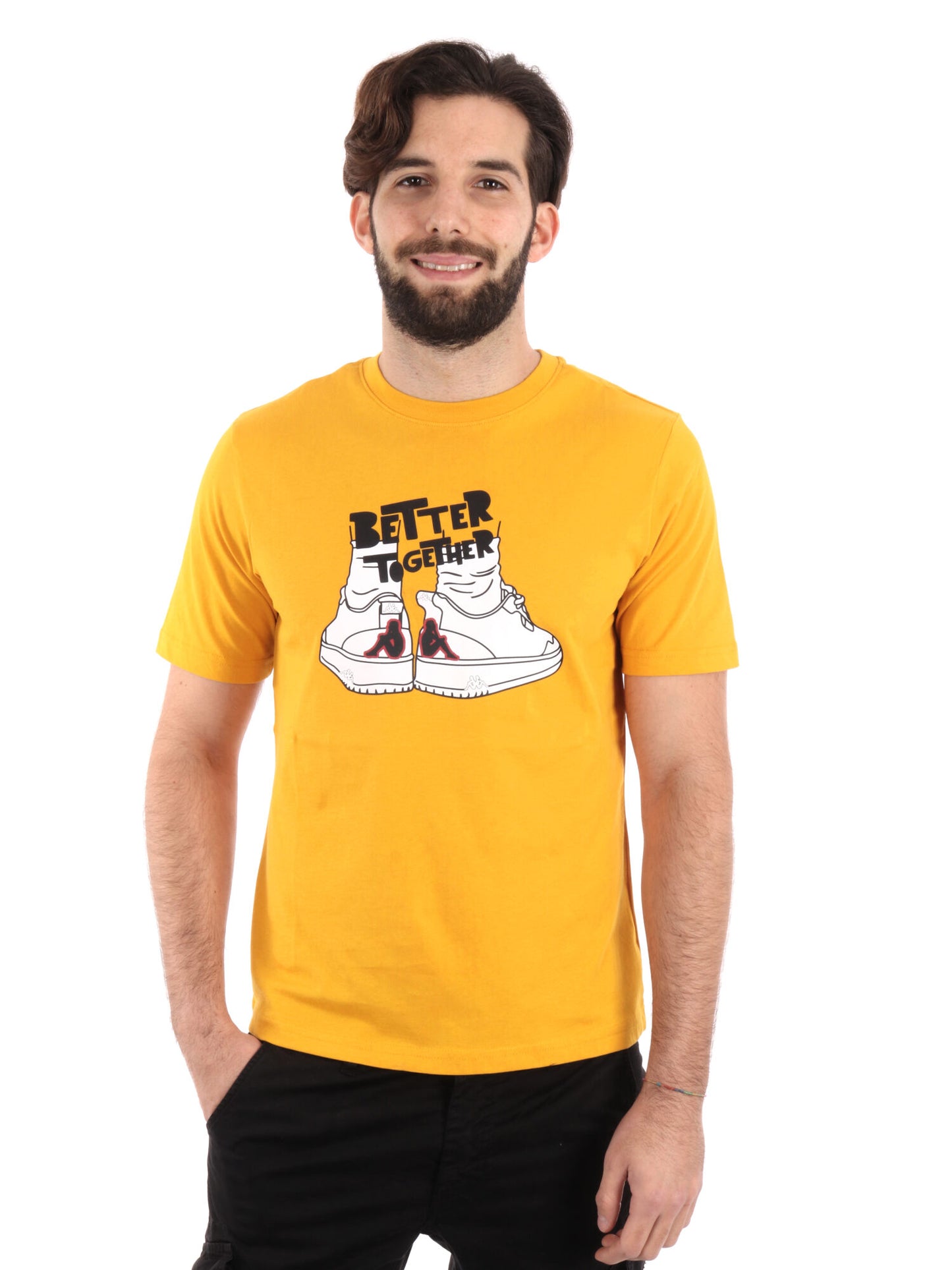 T-SHIRT LOGO GLESTO KAPPA UOMO OCRA