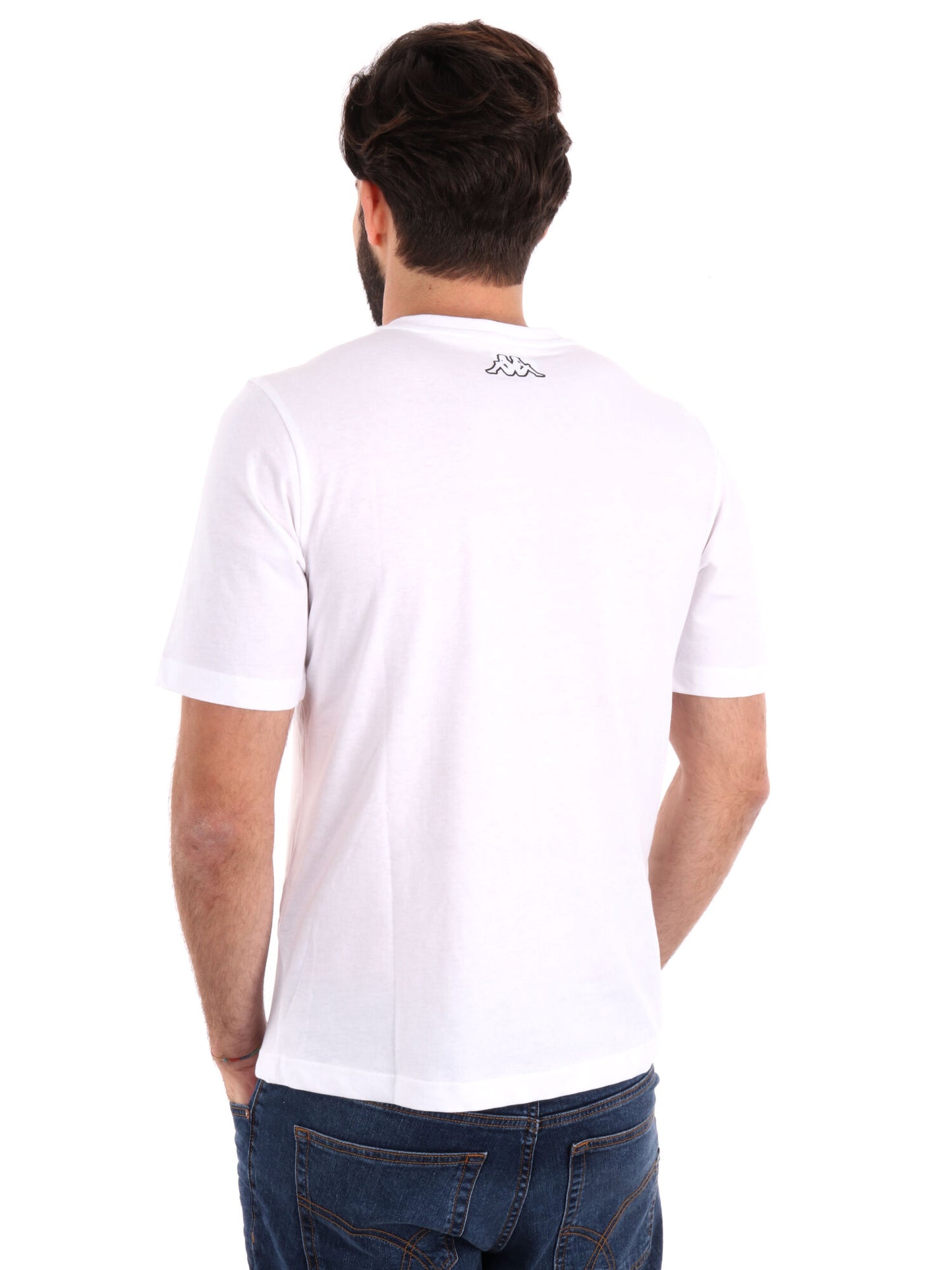 T-SHIRT LOGO GIMMIO KAPPA UOMO BIANCO