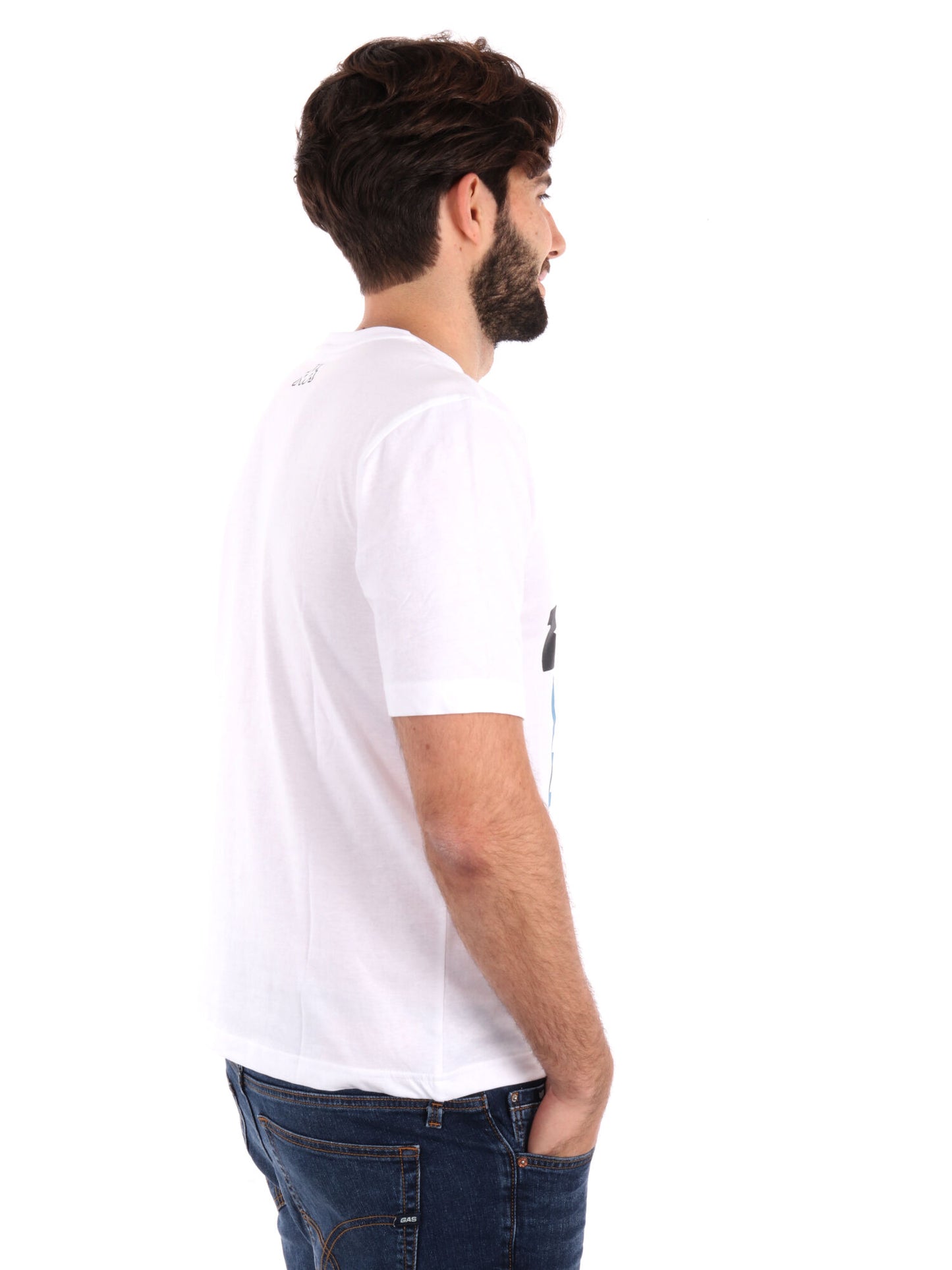T-SHIRT LOGO GIMMIO KAPPA UOMO BIANCO