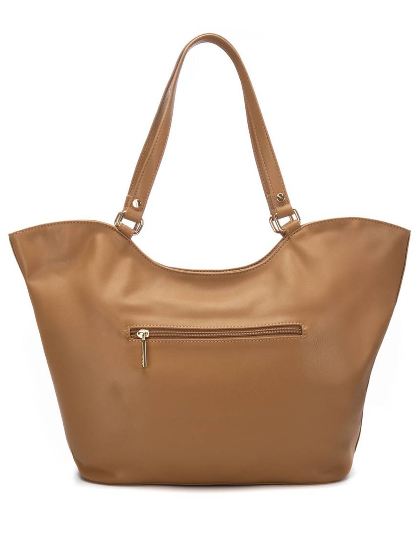 Xti borsa a spalla beige effetto rafia da donna adulto