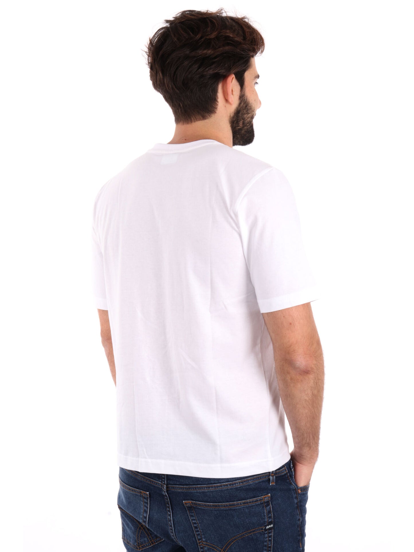 T-SHIRT LOGO GUOTI KAPPA UOMO BIANCO