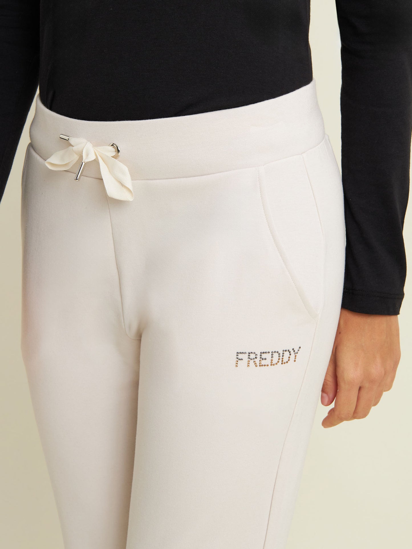 PANTALONI COLLEGE LUXE FREDDY DONNA PANNA