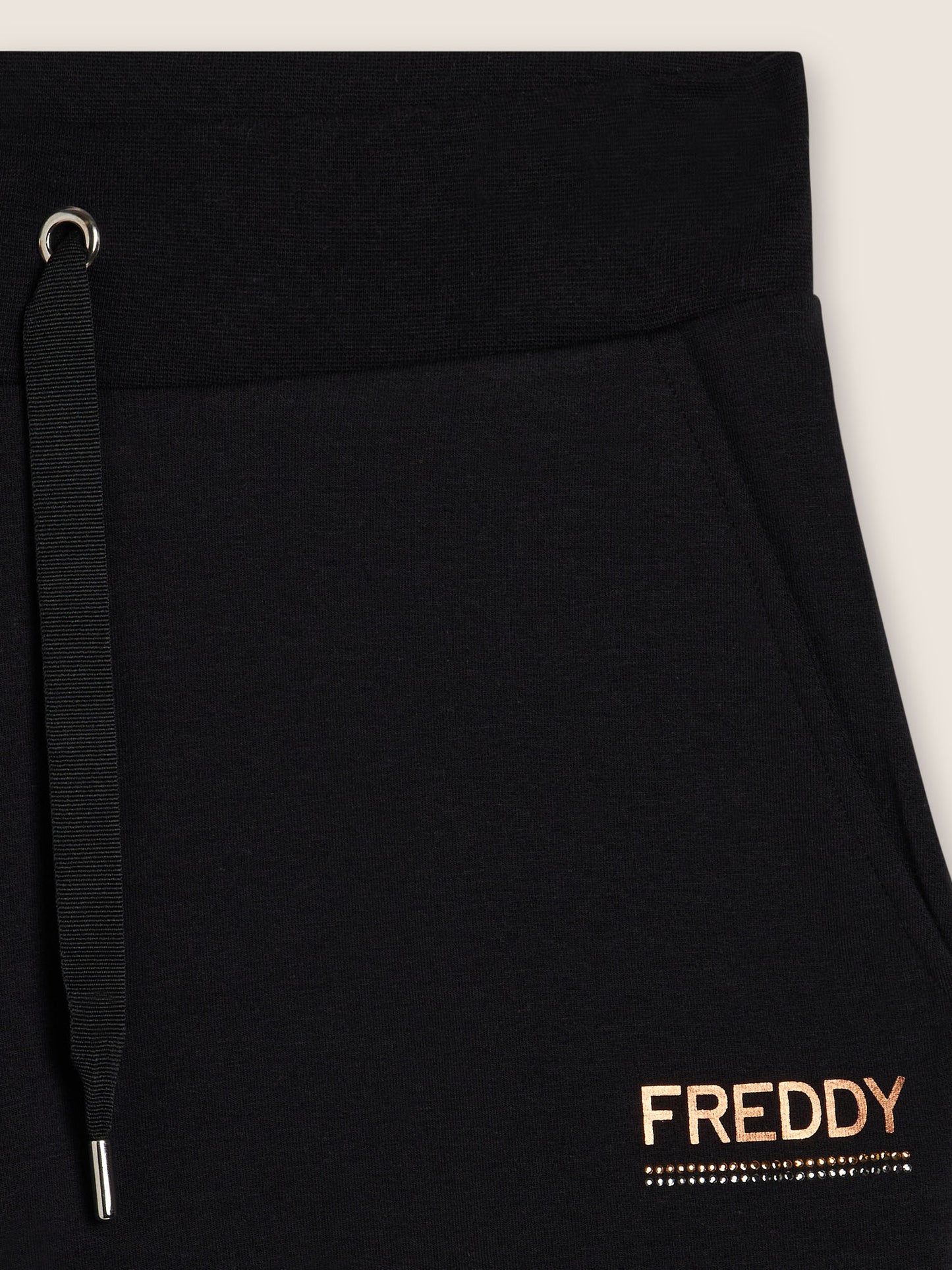 PANTALONE WIDE LEG COLLEGE LUXE FREDDY DONNA NERO