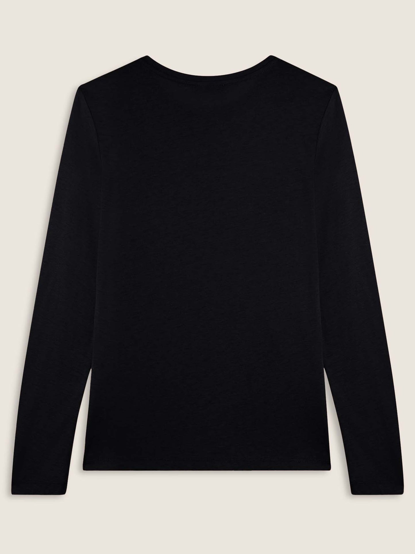 MAGLIA A MANICHE LUNGHE COLLEGE LUXE FREDDY DONNA NERO