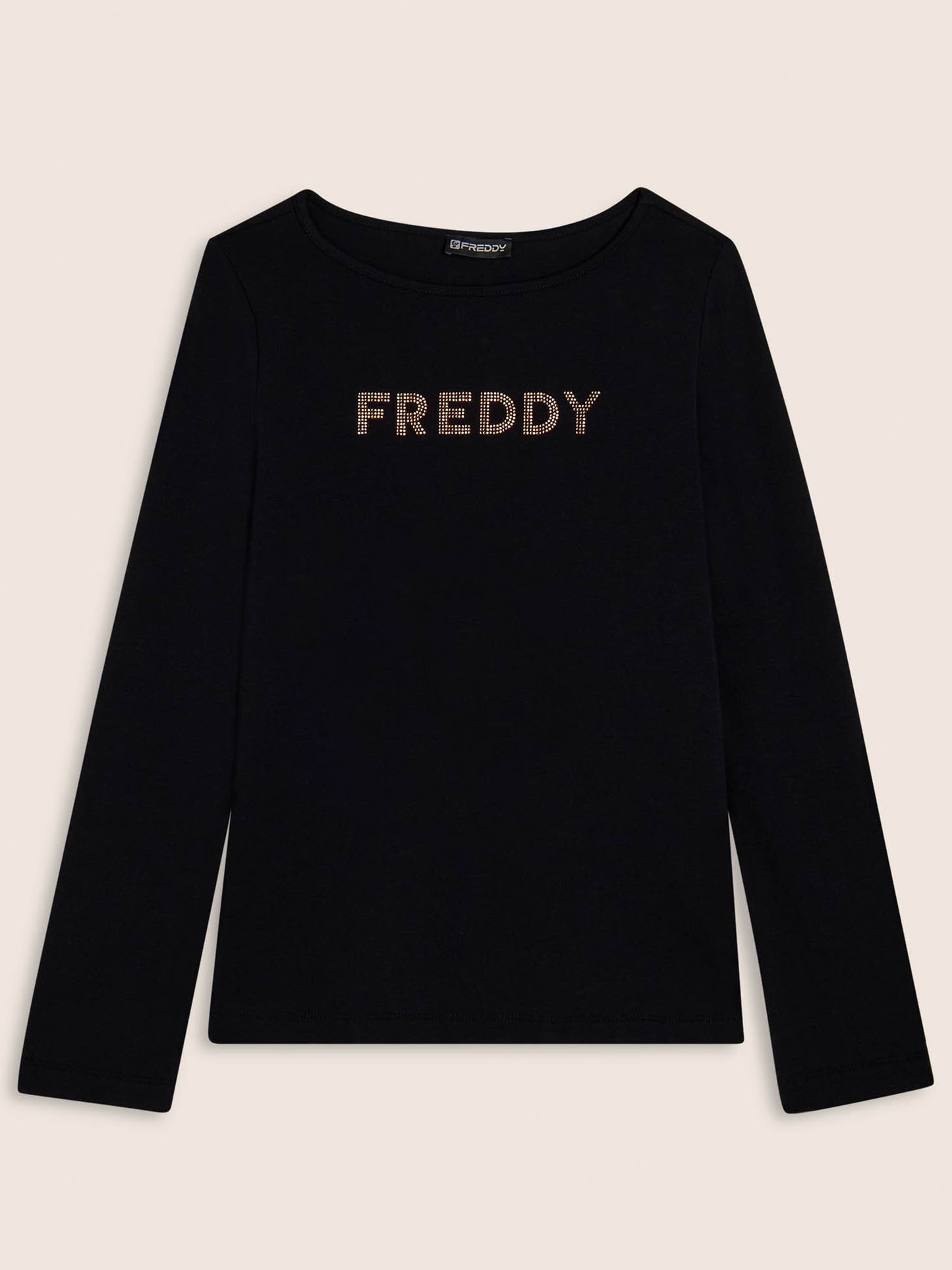 MAGLIA A MANICHE LUNGHE SUNDAY FREDDY DONNA NERO