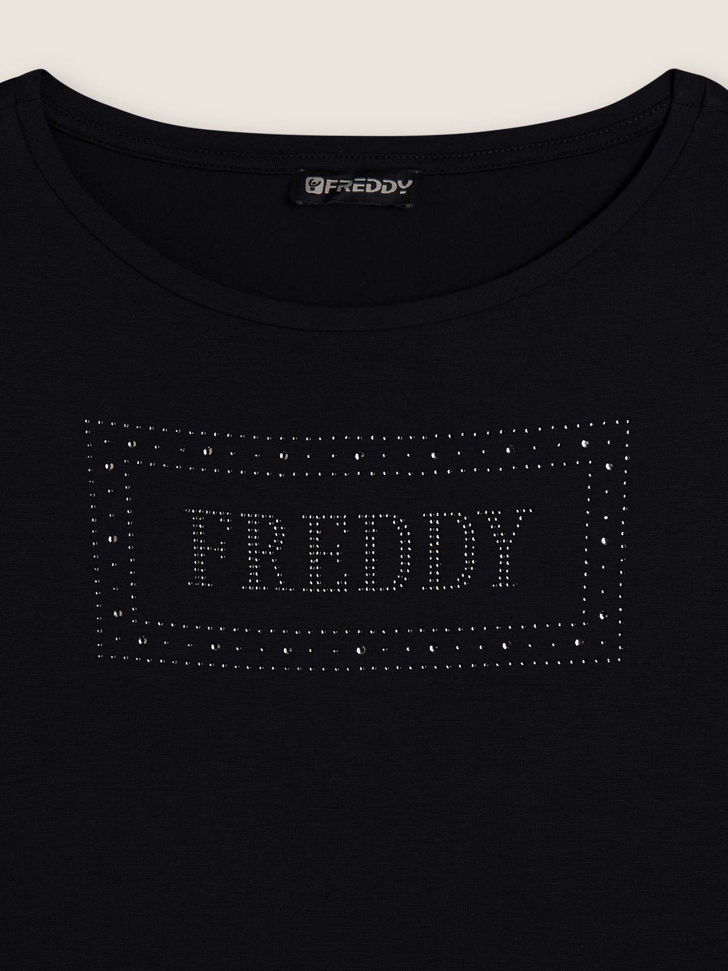 T-SHIRT SLOUNGE FREDDY DONNA NERO