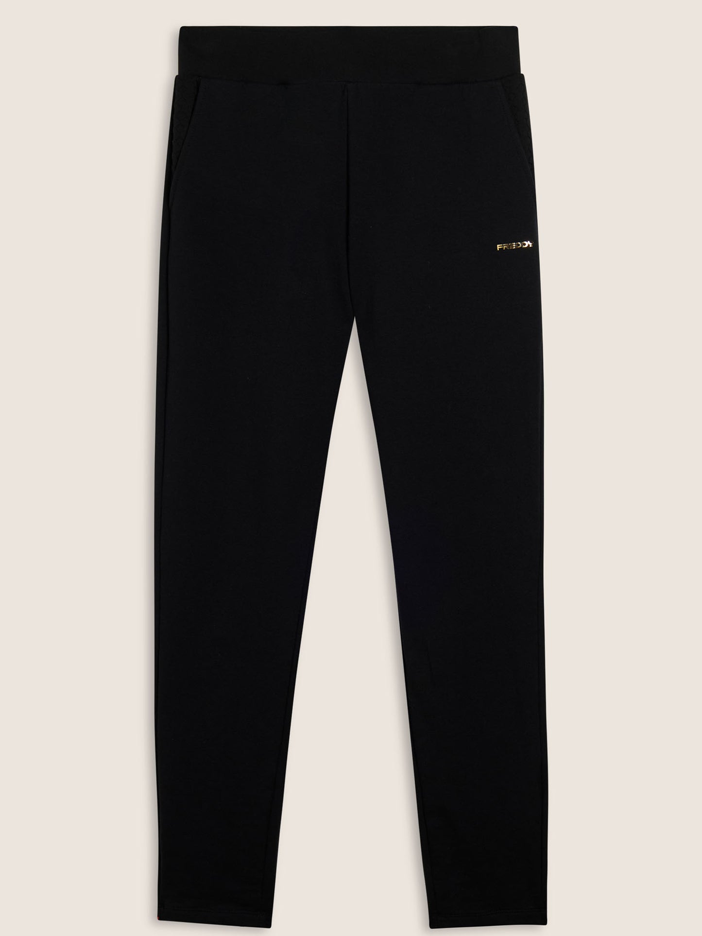 PANTALONE FELPATO SLOUNGE FREDDY DONNA NERO