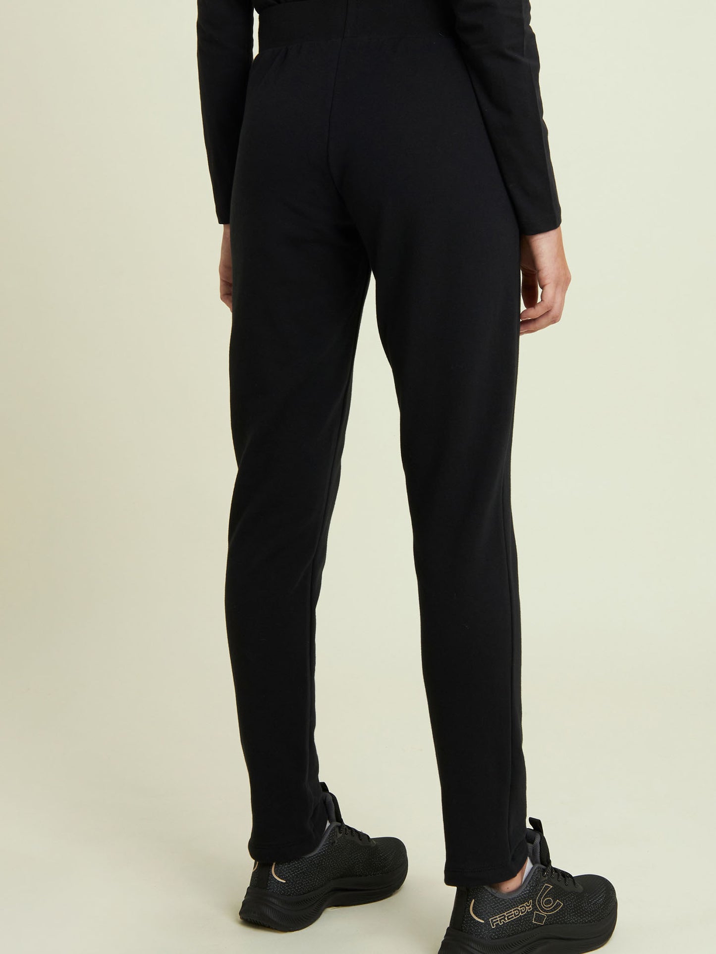 PANTALONE FELPATO SLOUNGE FREDDY DONNA NERO